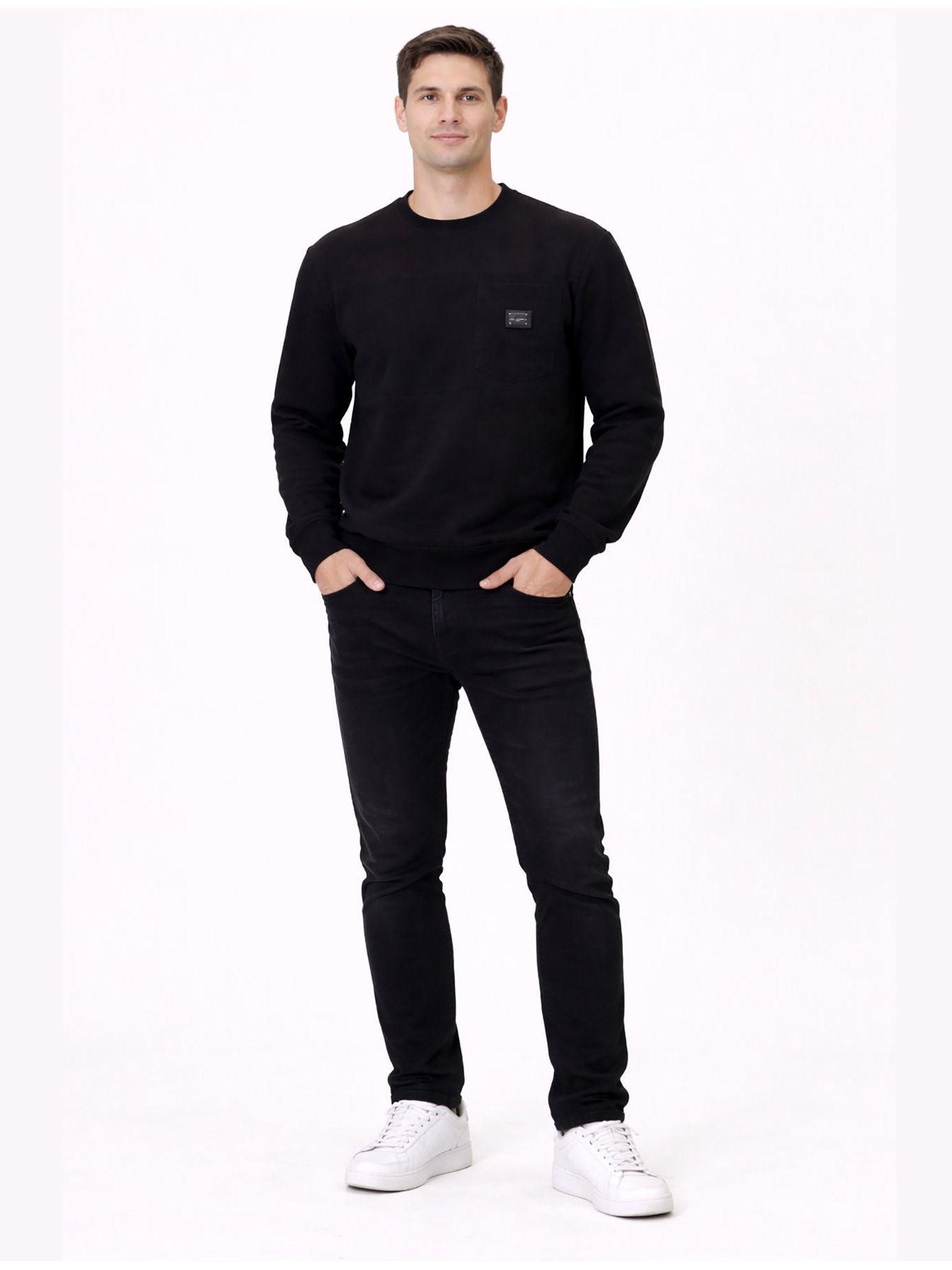 Polerón con bolsillo de nailon Negro Karl Lagerfeld-1