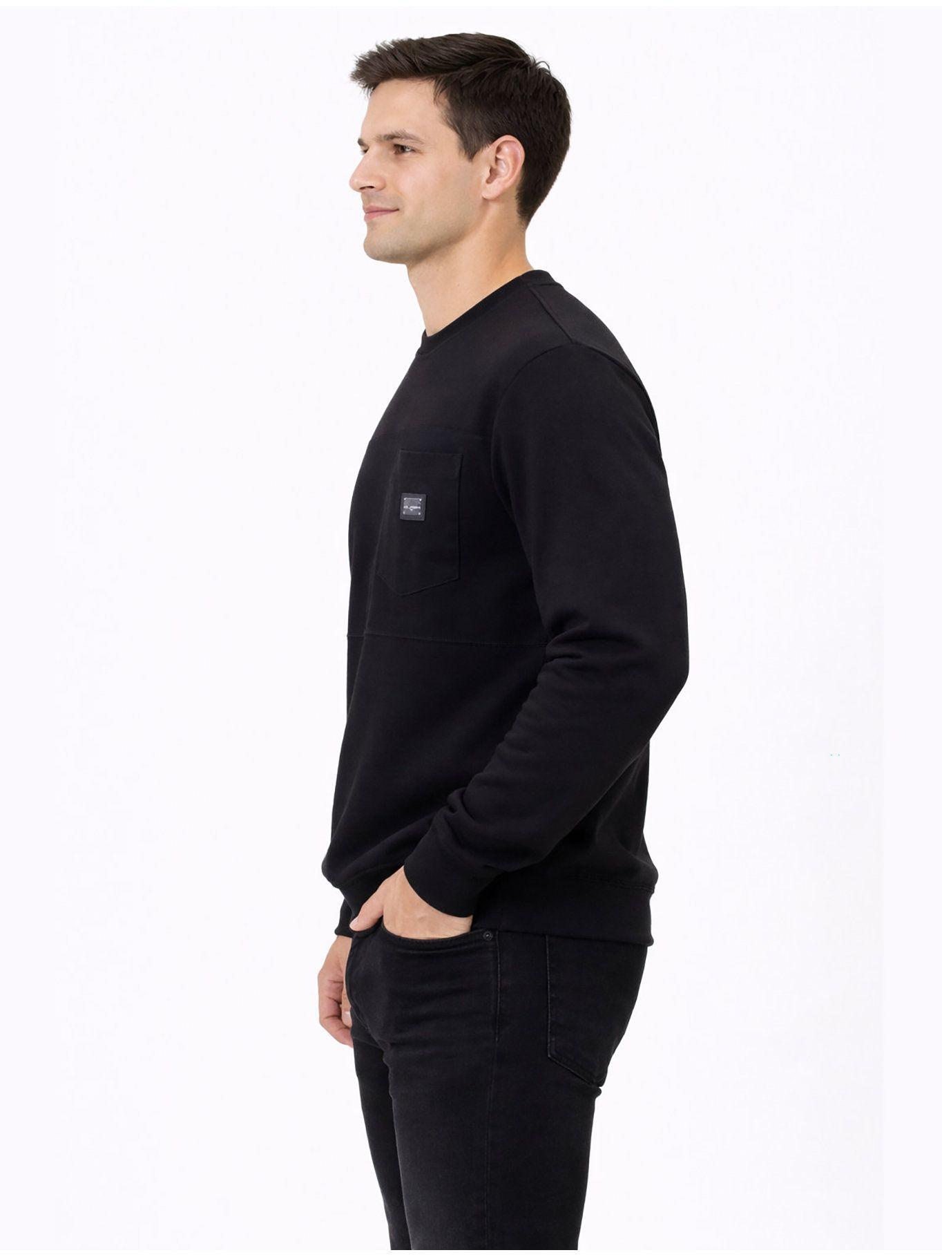 Polerón con bolsillo de nailon Negro Karl Lagerfeld-3