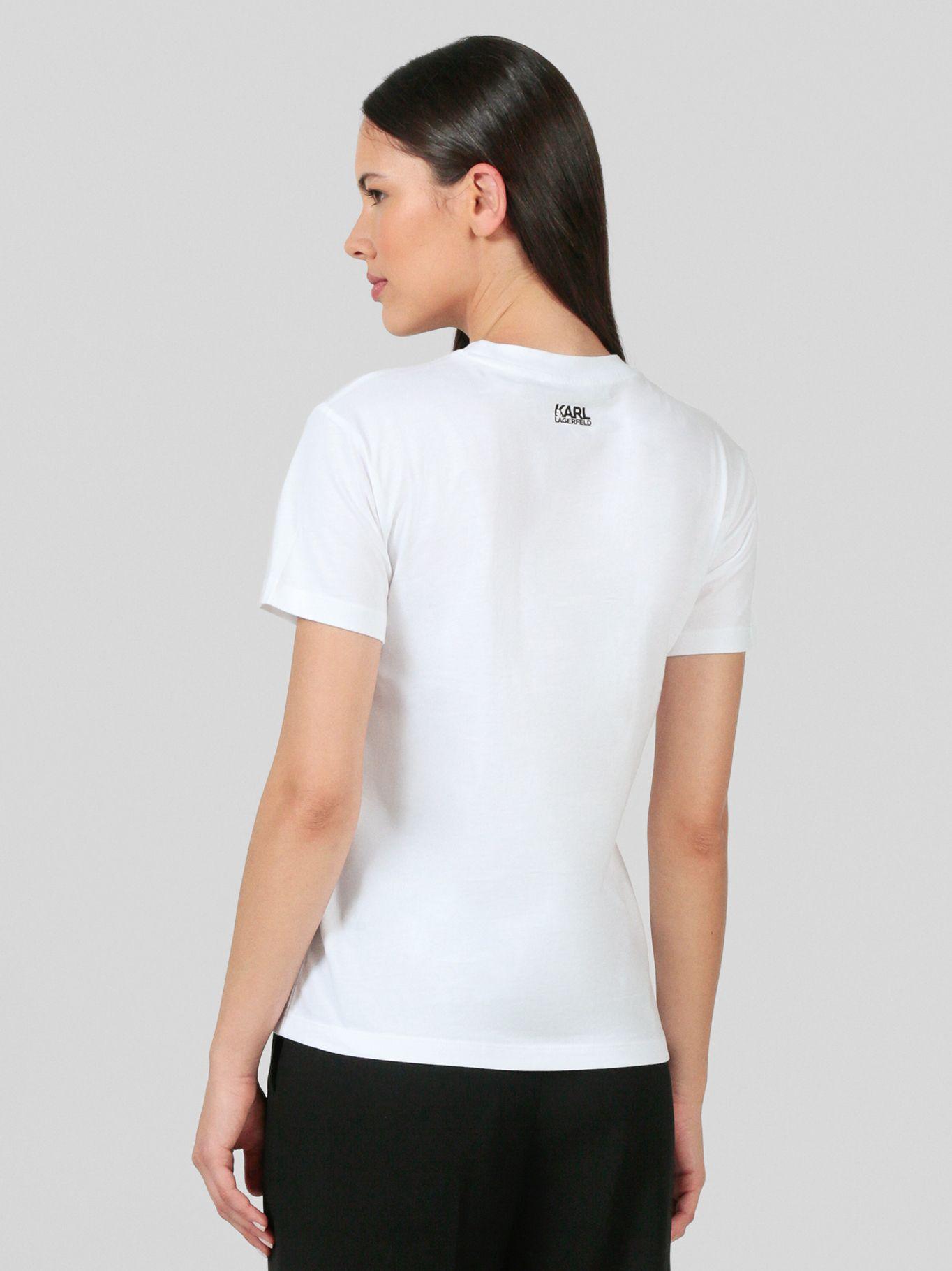 Polera CHOUPETTE texturizado Blanco Karl Lagerfeld-2
