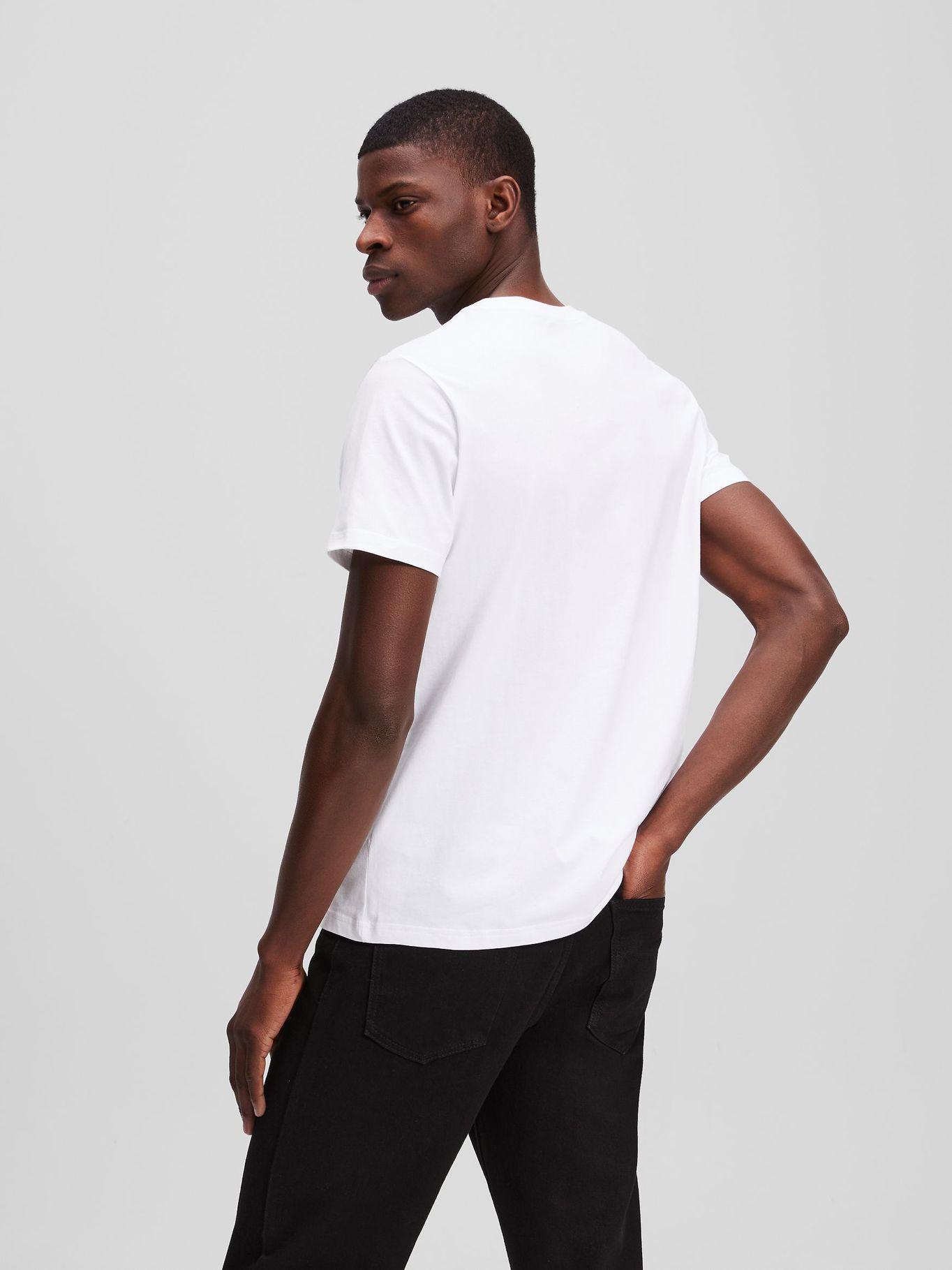Polera con logo de KARL Blanco Karl Lagerfeld-2