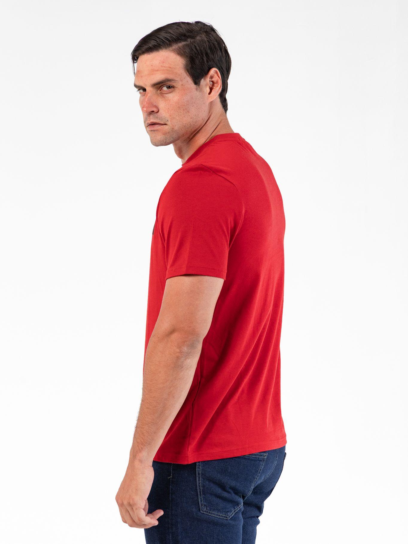 Polera con etiqueta K Logo Rojo Karl Lagerfeld-3