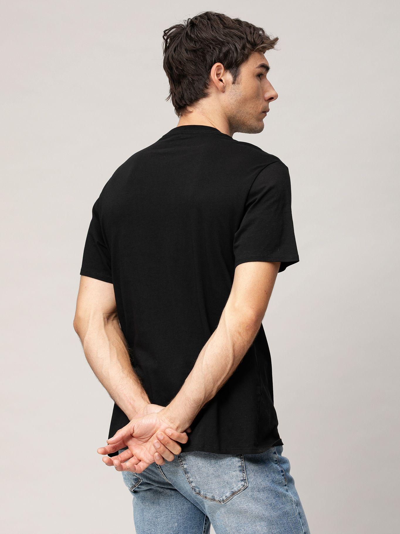 Polera con estampado armor dragon skin Karl Negro Karl-2