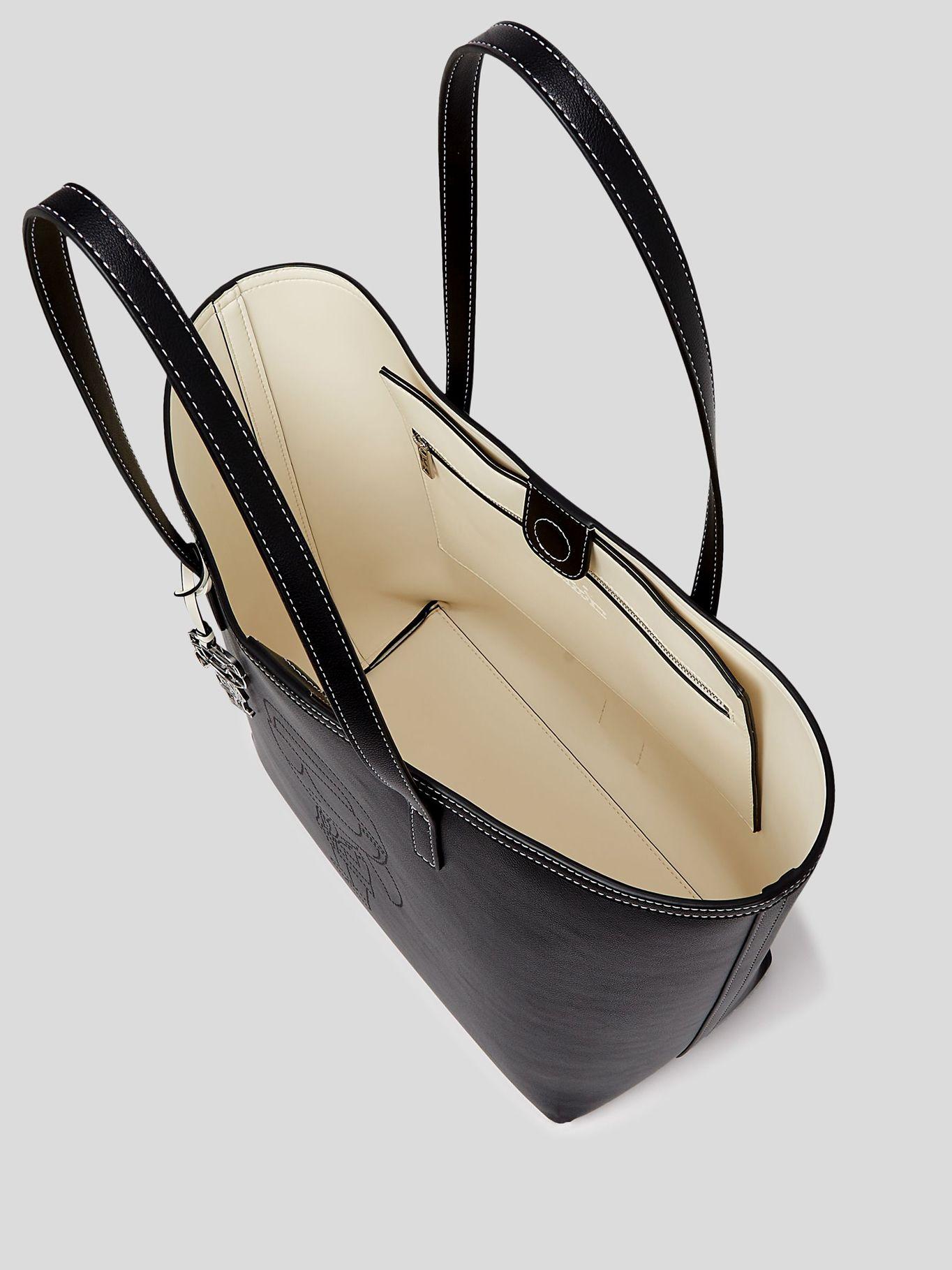 Cartera tote K/IKON Negro Karl Lagerfeld-2