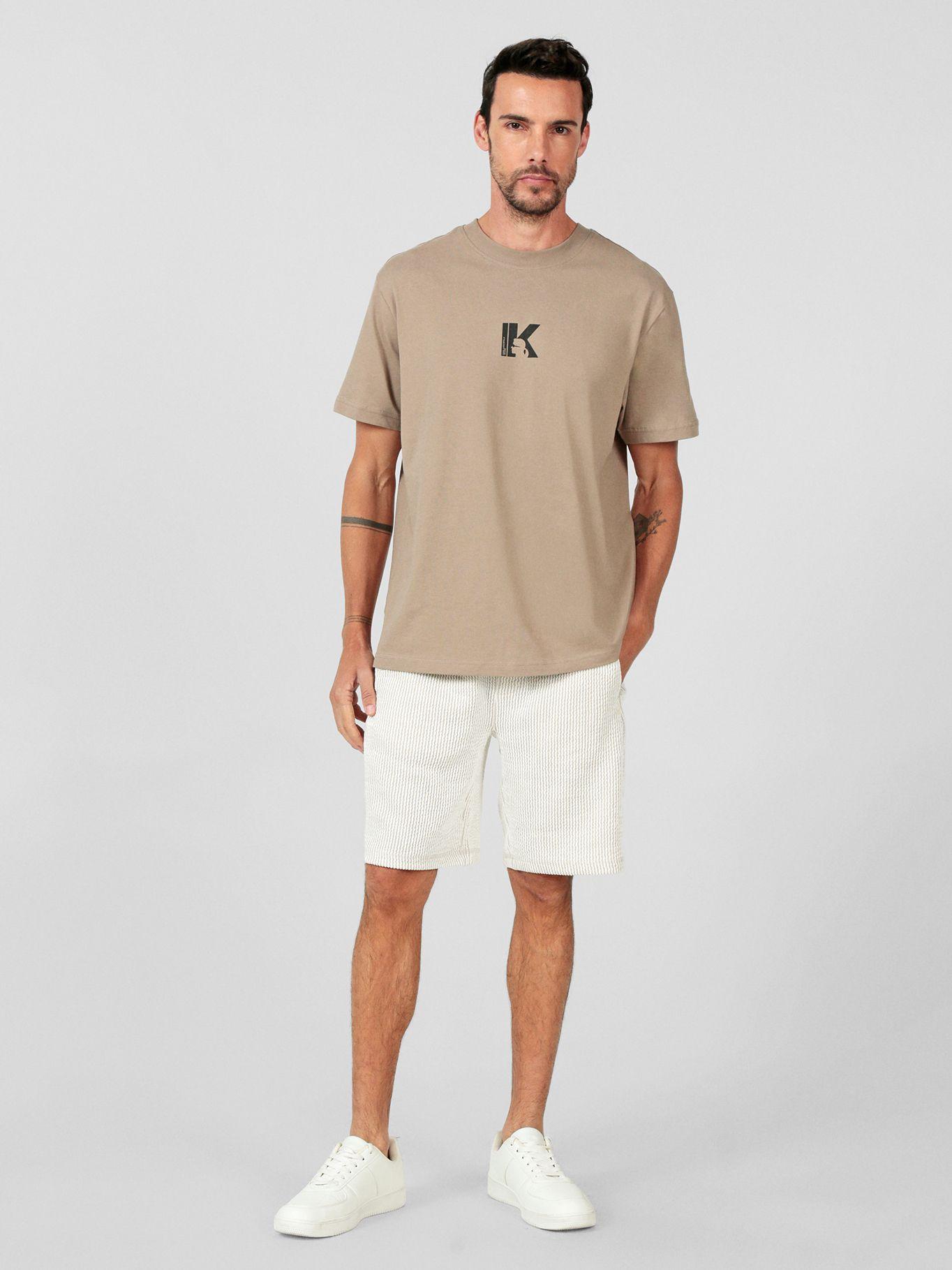 Polera regular con logo Negro Karl Lagerfeld-1