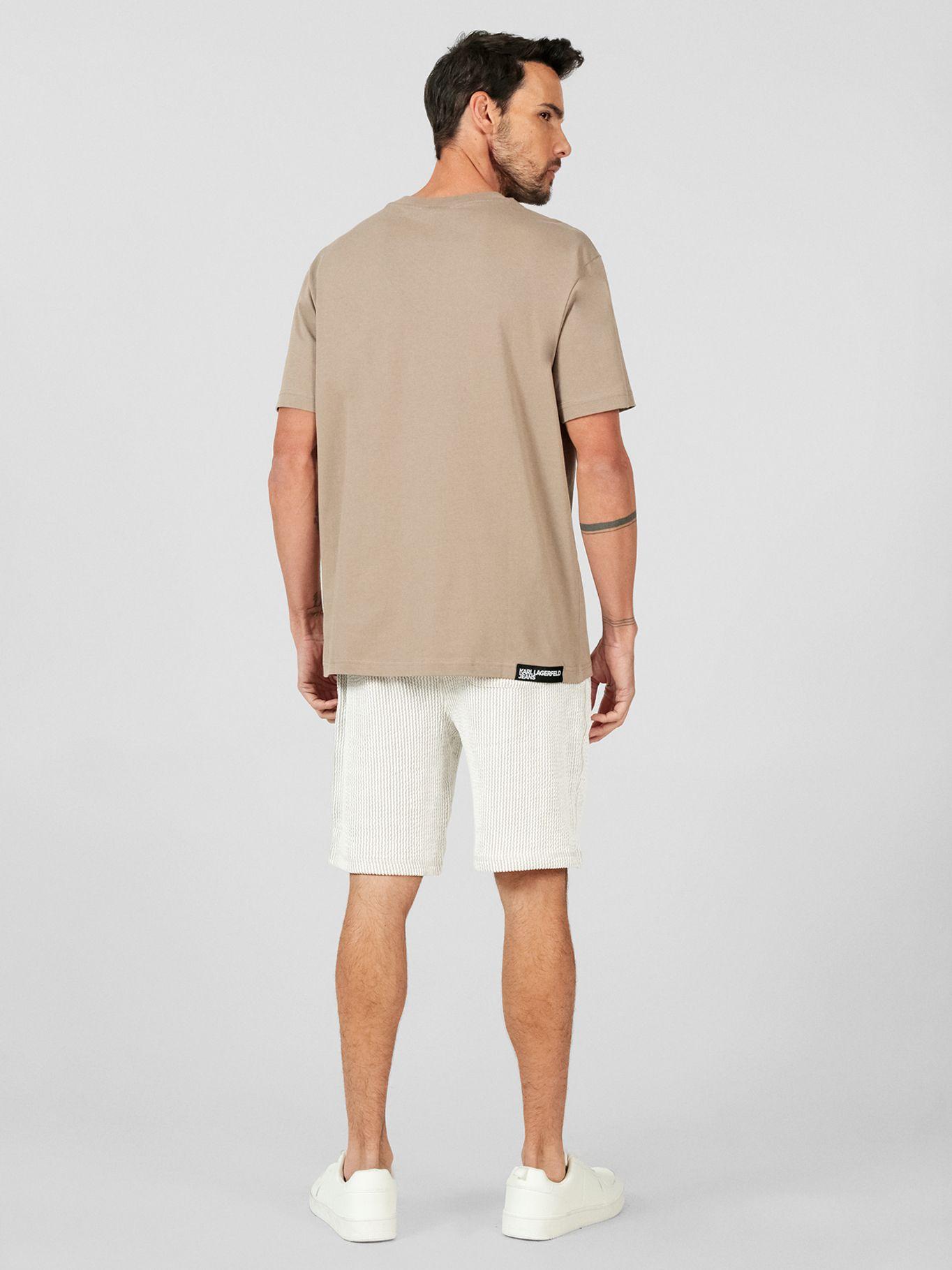 Polera regular con logo Negro Karl Lagerfeld-3