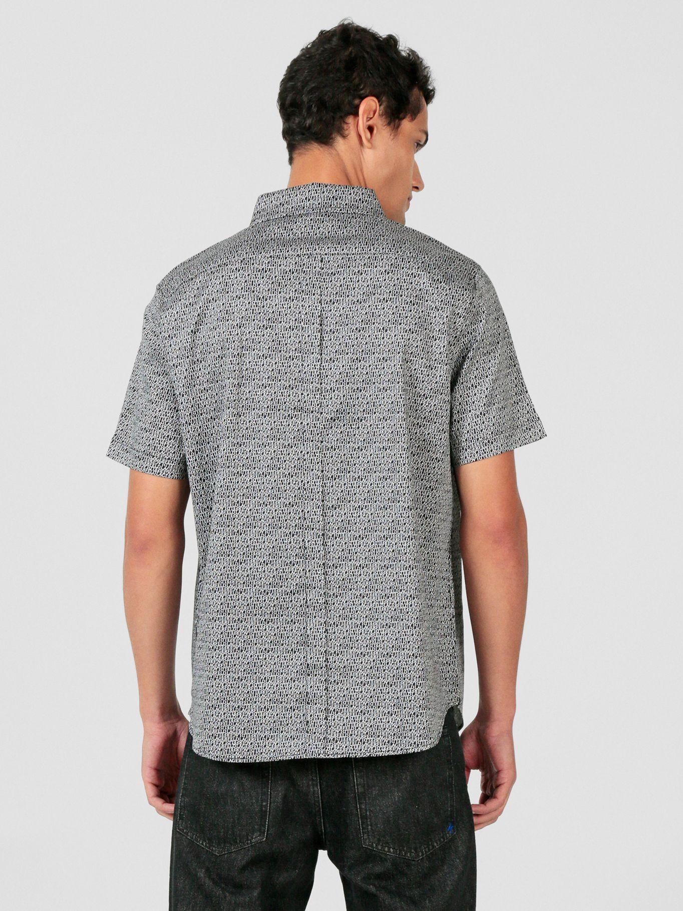Camisa de estampado integral logo Negro Karl Lagerfeld-2