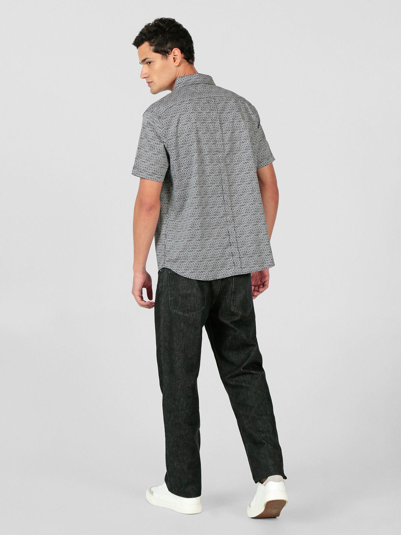 Camisa de estampado integral logo Negro Karl Lagerfeld-3