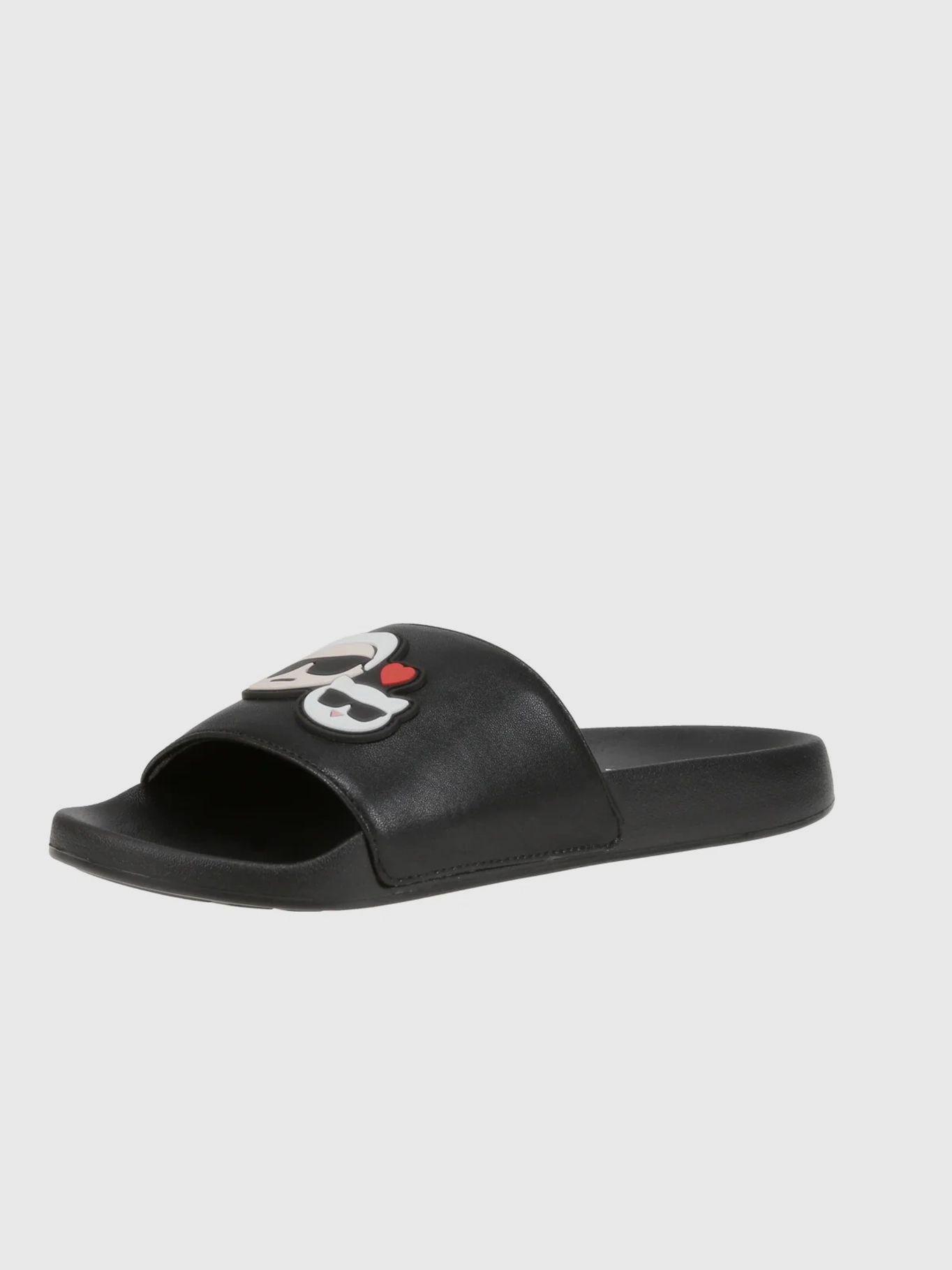 Sandalias negras con diseño gráfico Ikon Negro Karl-0