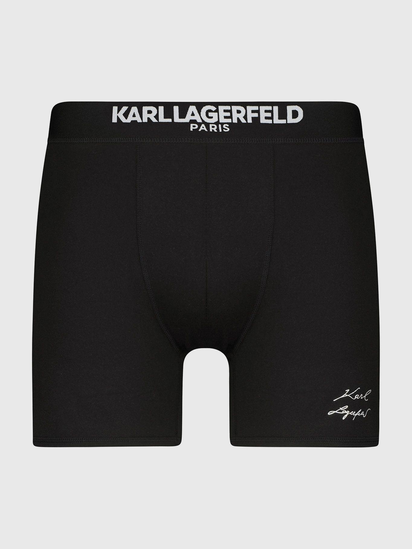 Pack de 3 bóxers con diseño sólido y estampado Negro-3