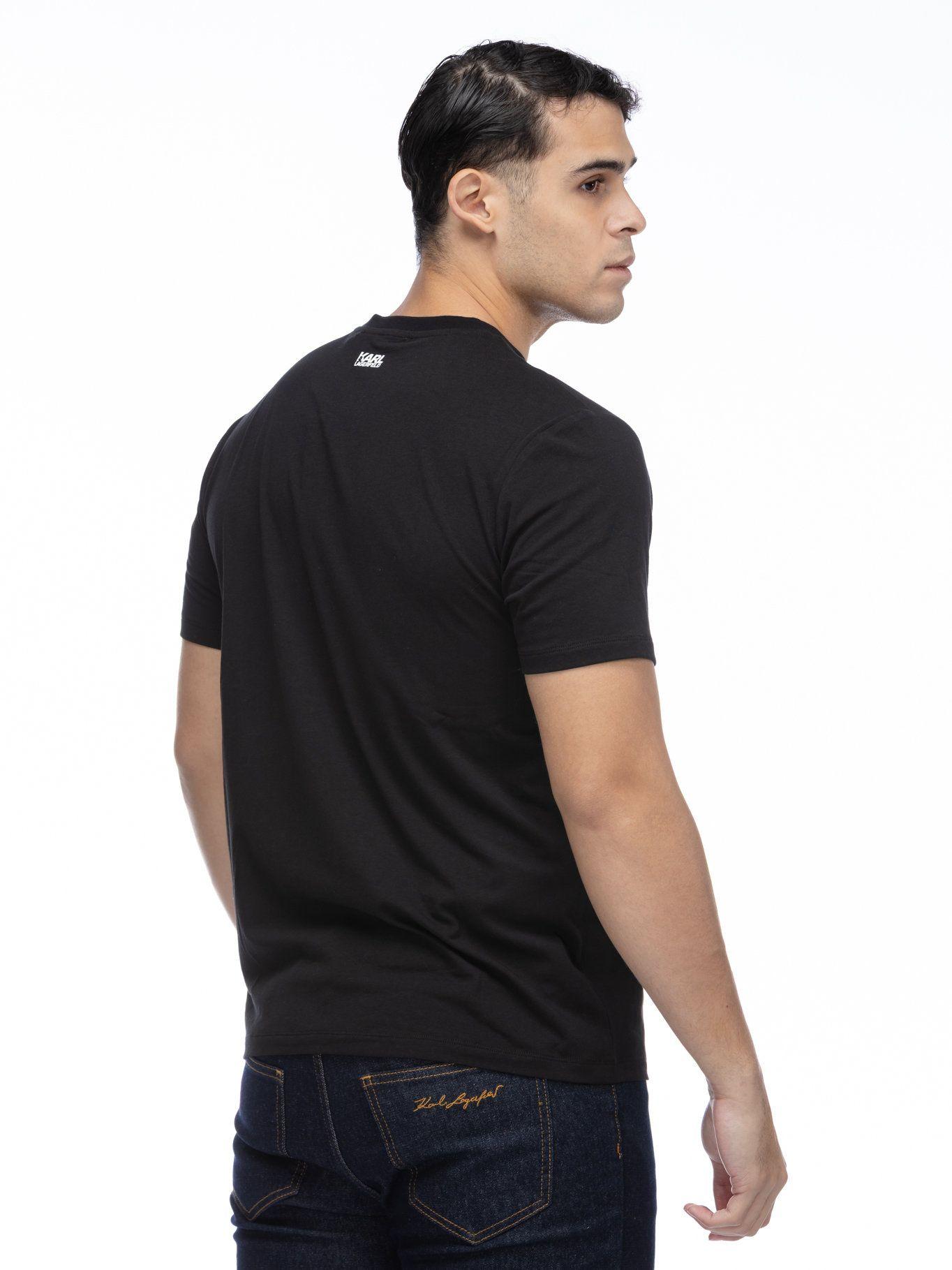 Polera con estampado Ikon Negro Karl Lagerfeld-3