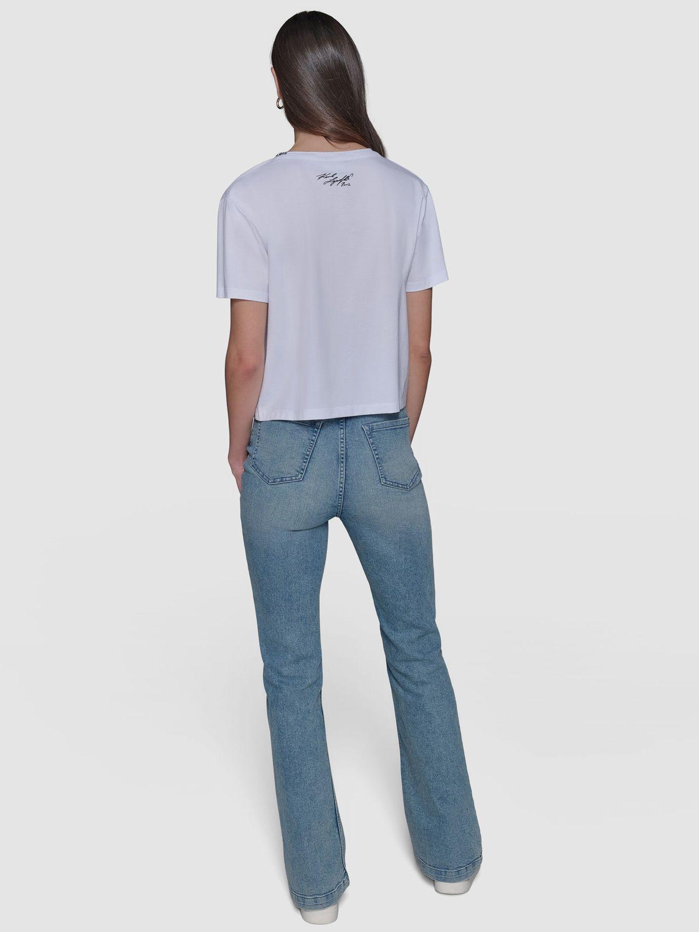 Polera choupette gafas sol Blanco Karl Lagerfeld-2