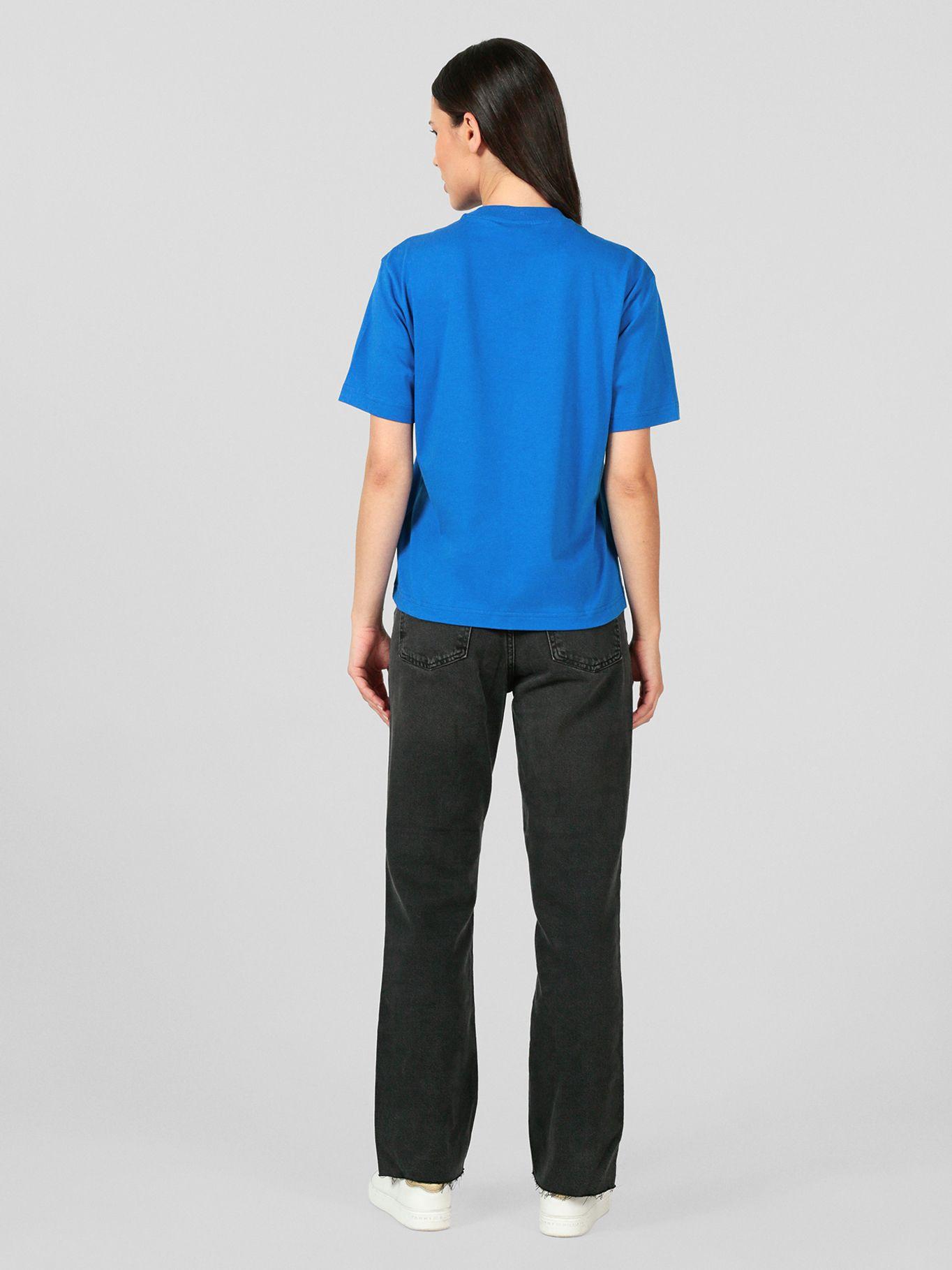 Polera regular con logo en caja Azul Karl Lagerfeld-3