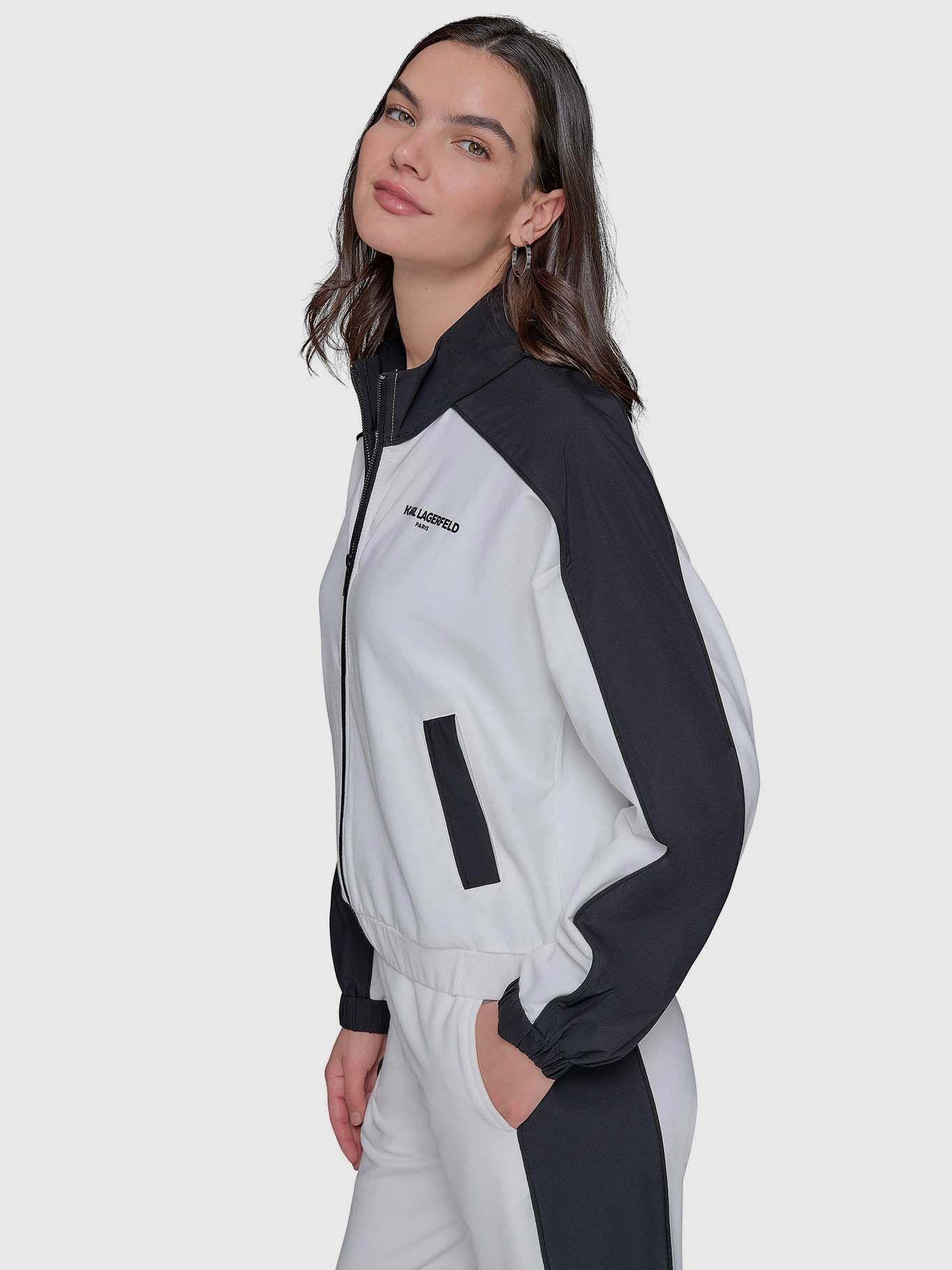 Chaqueta colorblock Blanco Karl Lagerfeld-3