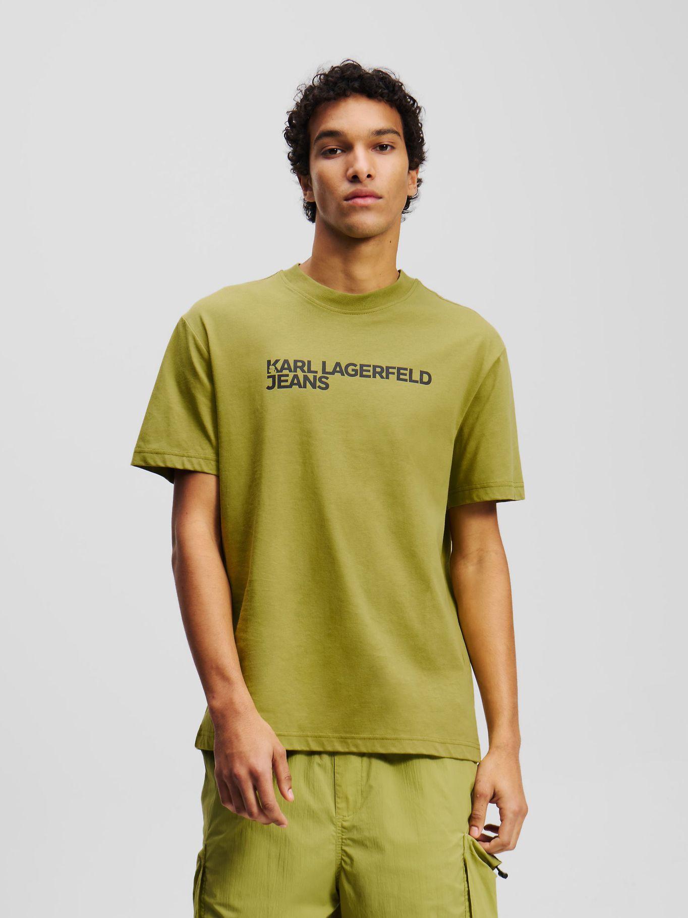 Polera regular essential - Verde Karl Lagerfeld-0