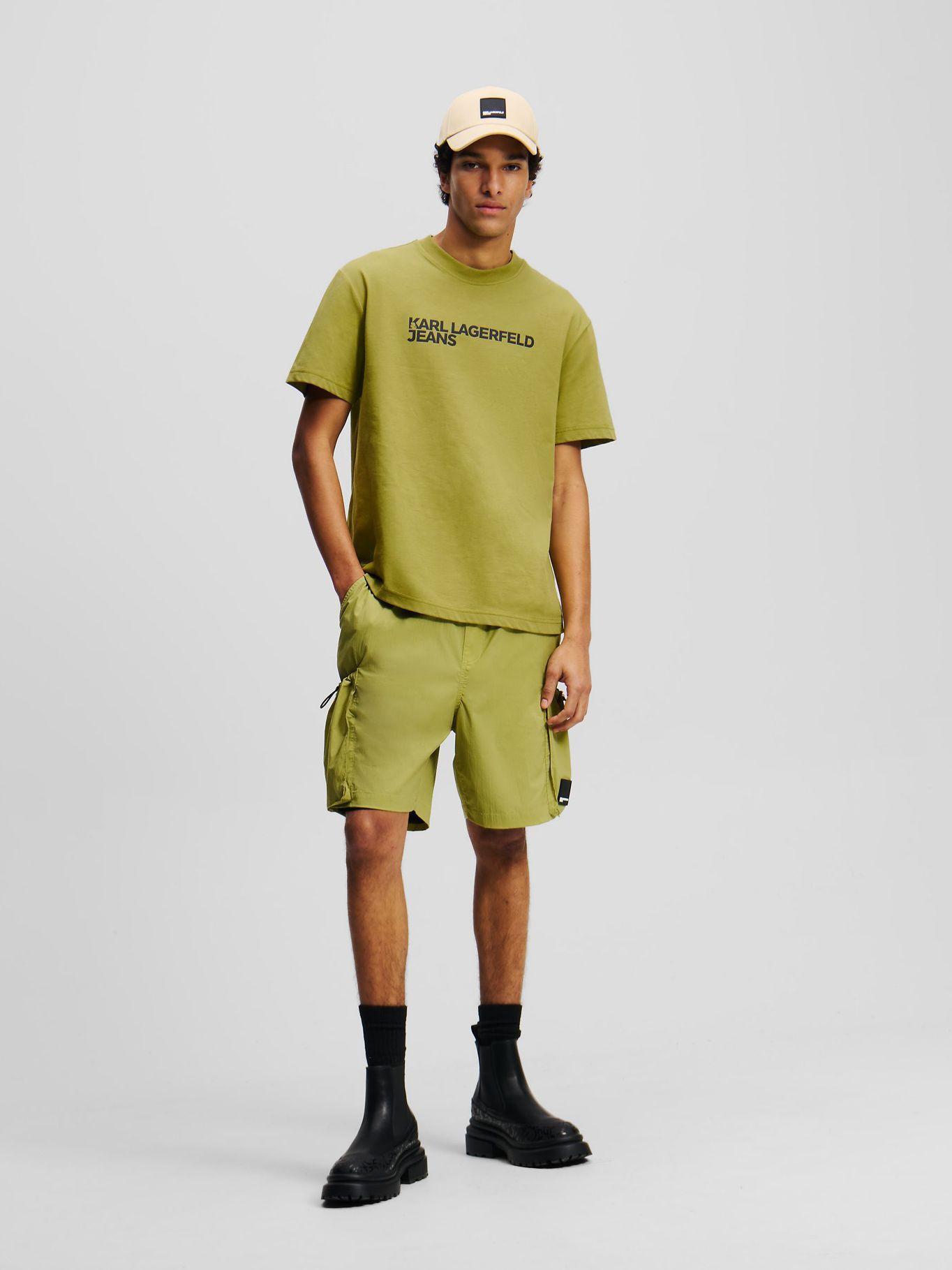 Polera regular essential - Verde Karl Lagerfeld-1