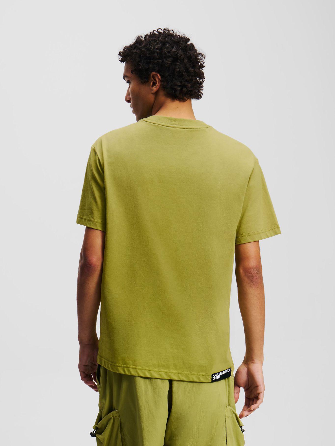 Polera regular essential - Verde Karl Lagerfeld-2