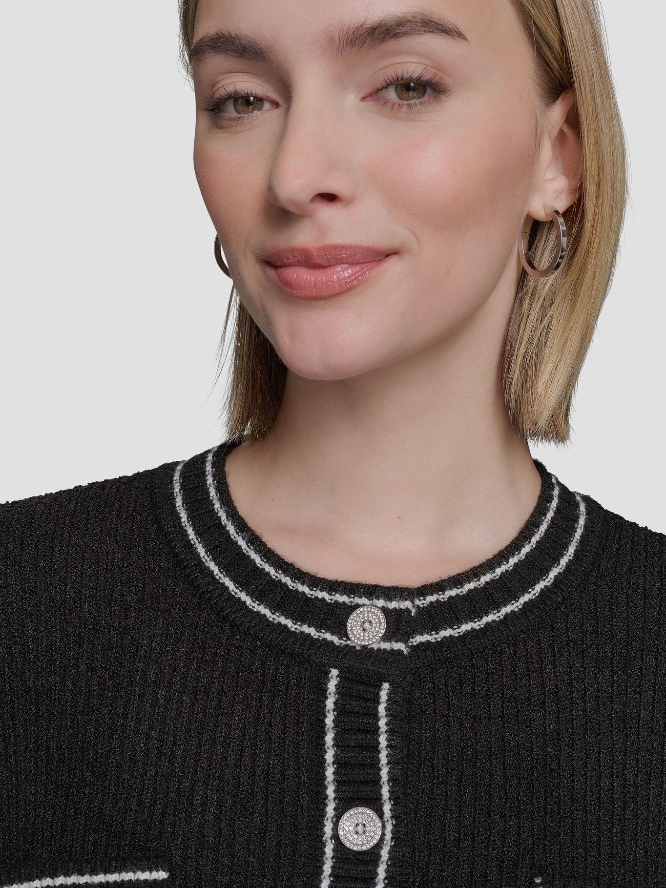 Sweater marled multiples bolsillos Negro Karl Lagerfeld-3