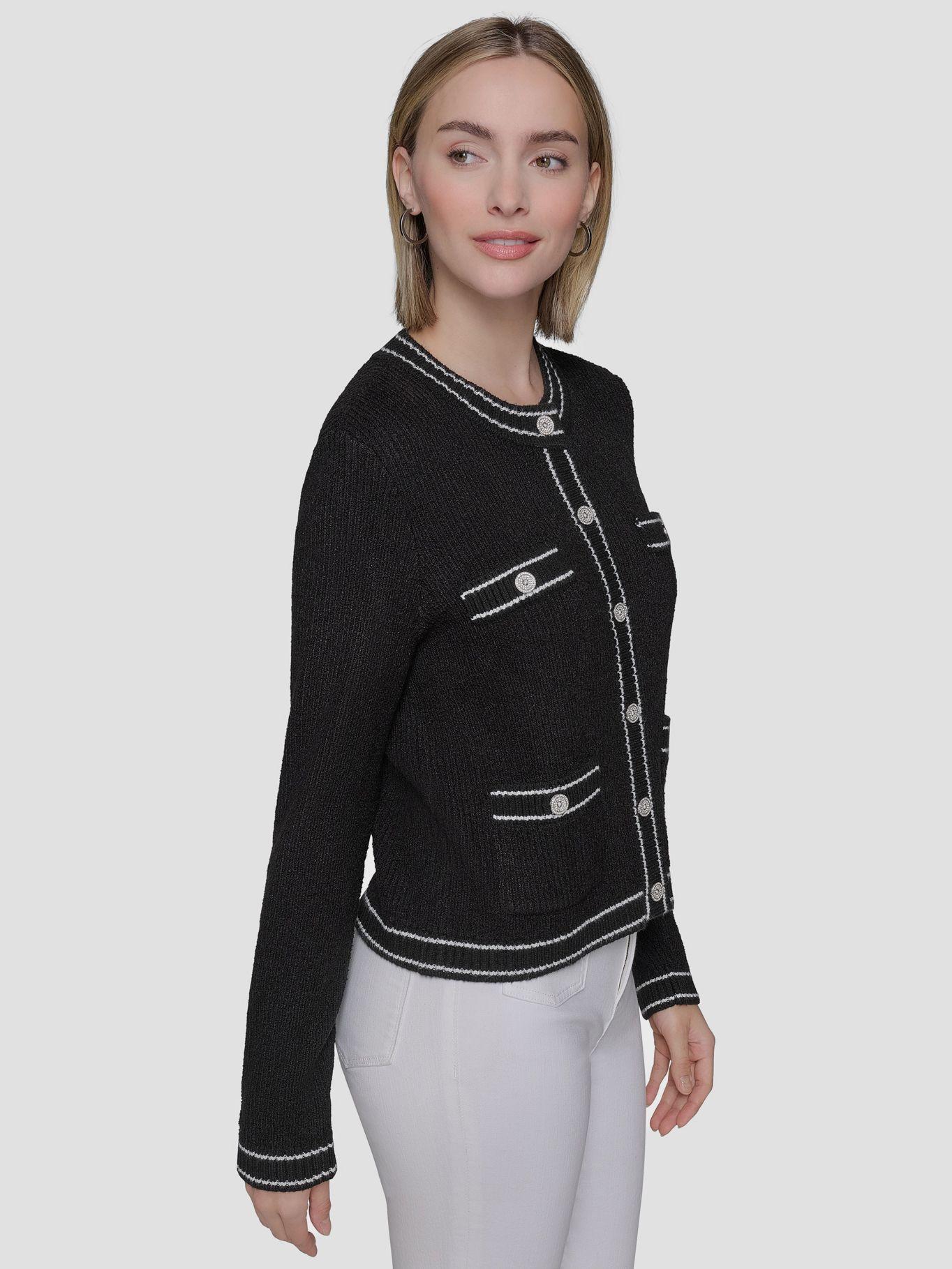 Sweater marled multiples bolsillos Negro Karl Lagerfeld-4