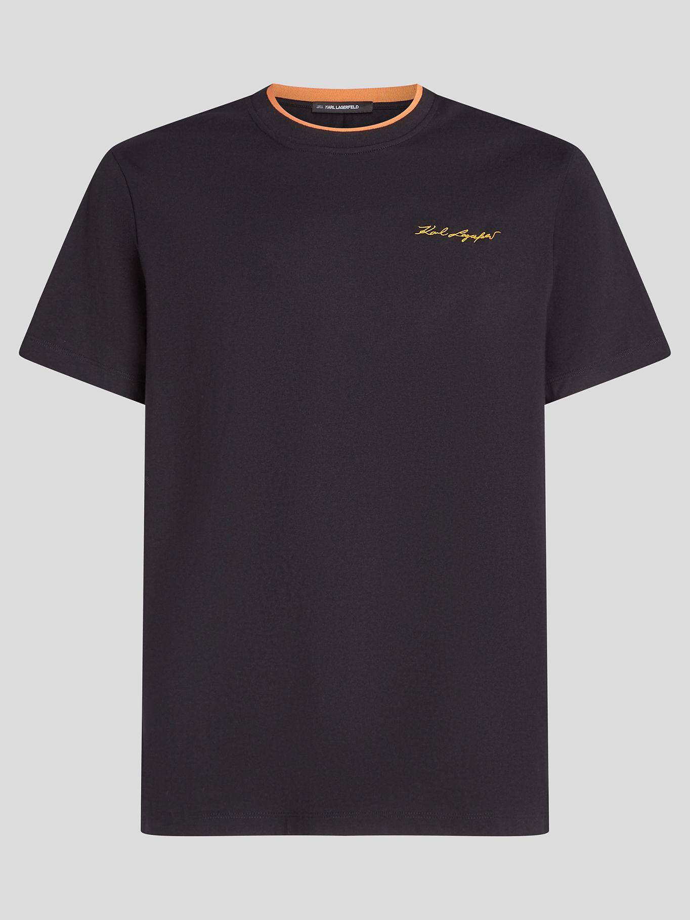 Polera con detalles en contraste Negro Karl Lagerfeld-0