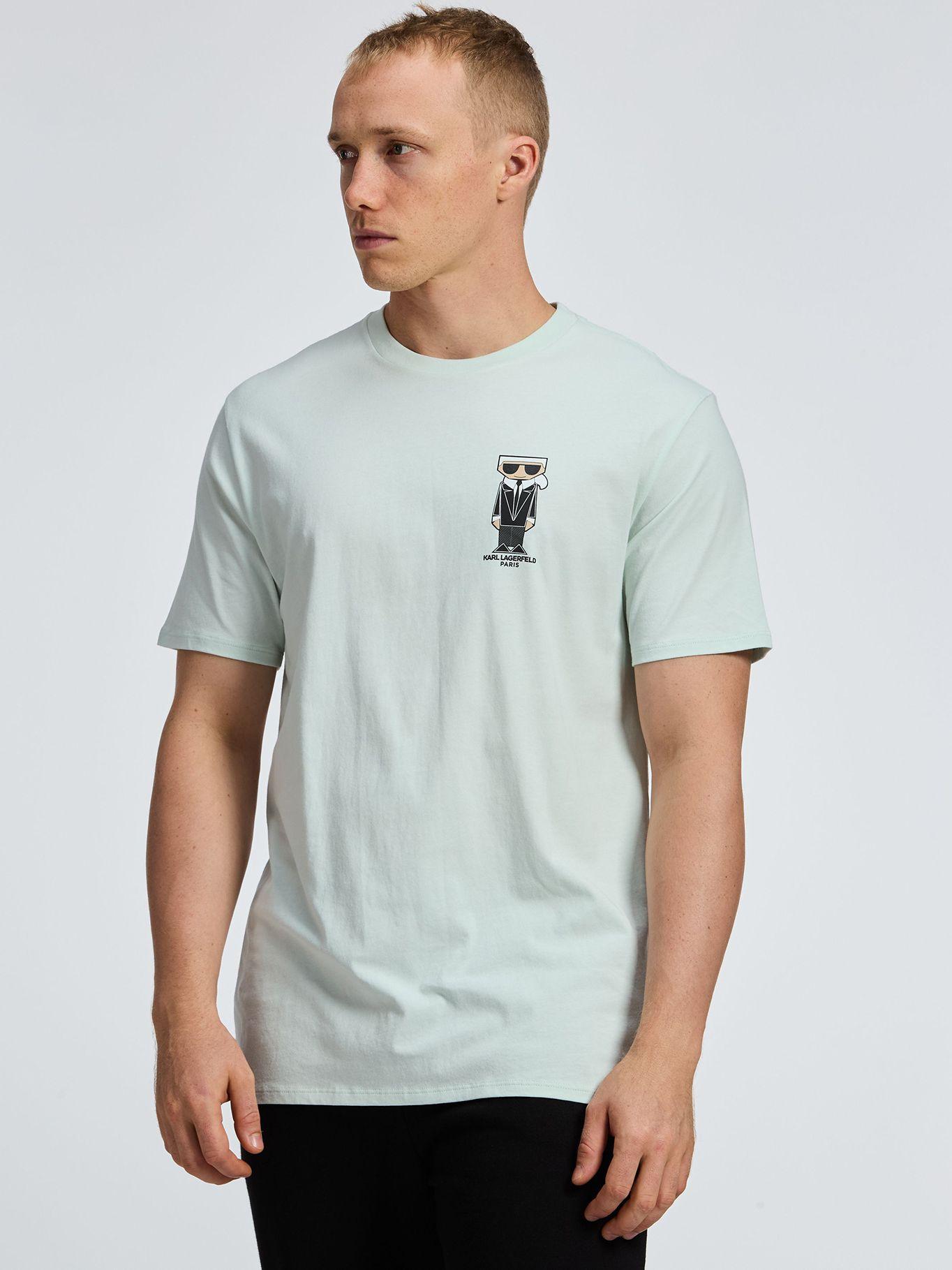 Polera pequeño estampado de Karl Verde Karl Lagerfeld-0
