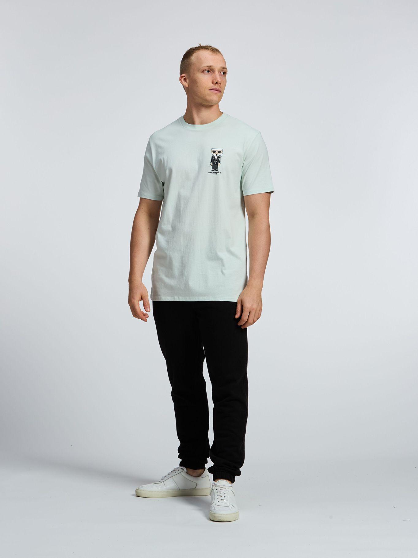 Polera pequeño estampado de Karl Verde Karl Lagerfeld-1