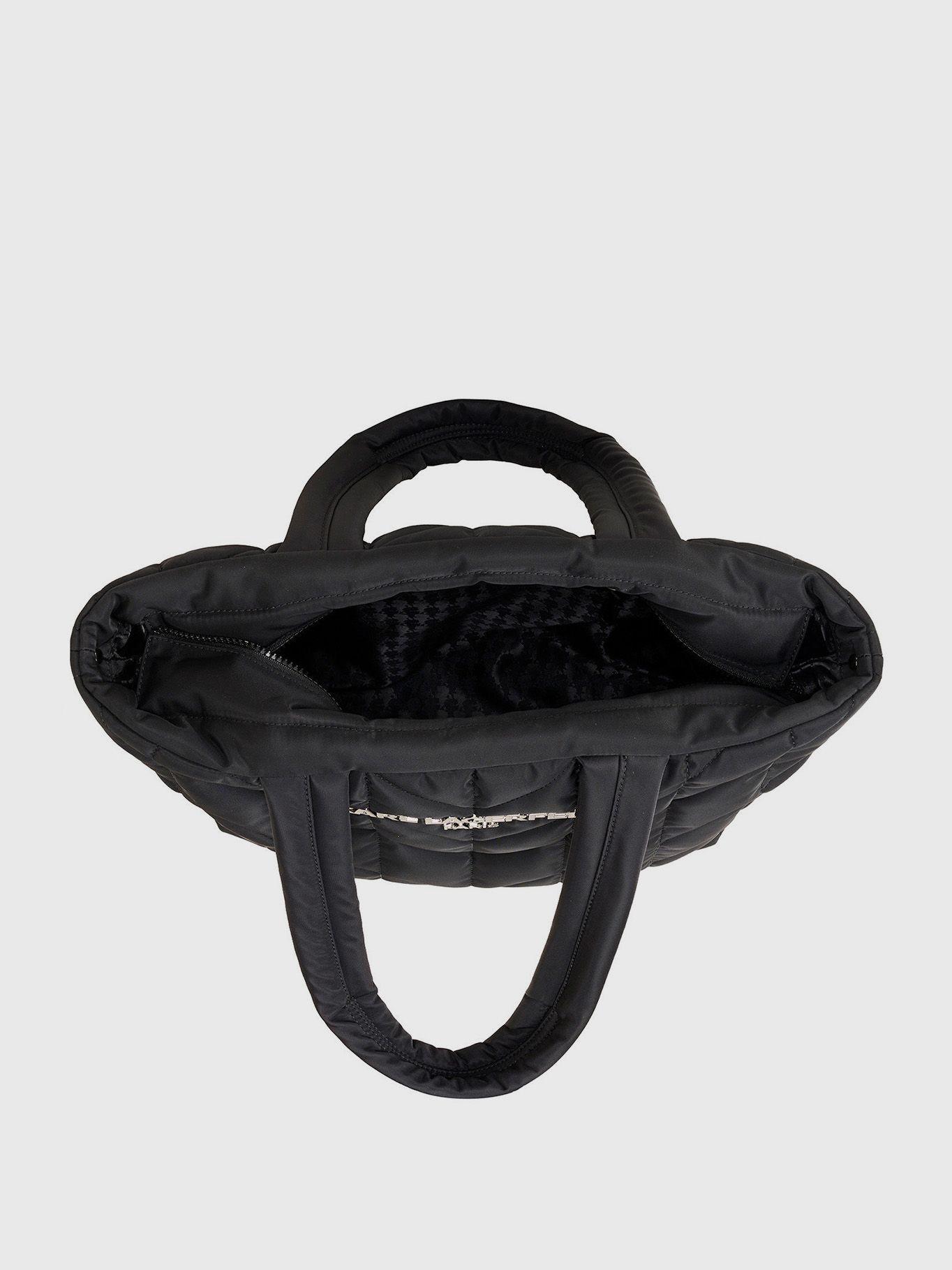 Cartera tote acolchada de viaje Negro Karl Lagerfeld-2