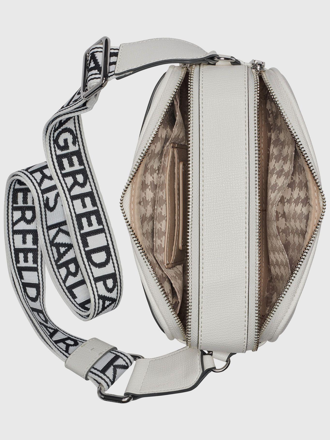 Cartera bandolera logo contraste Blanco Karl Lagerfeld-2