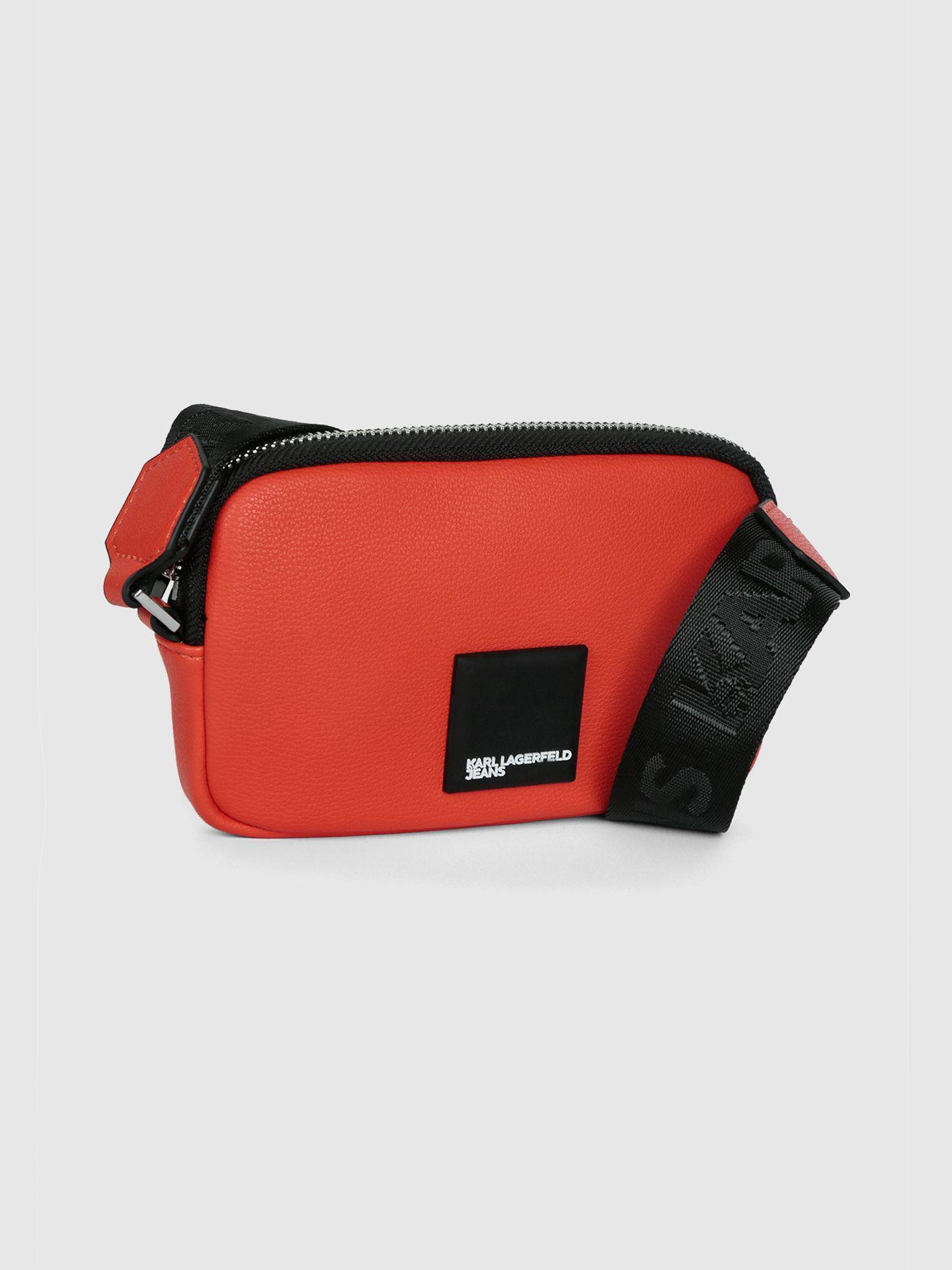 Cartera mini con logo en caja Naranja Karl Lagerfeld-5