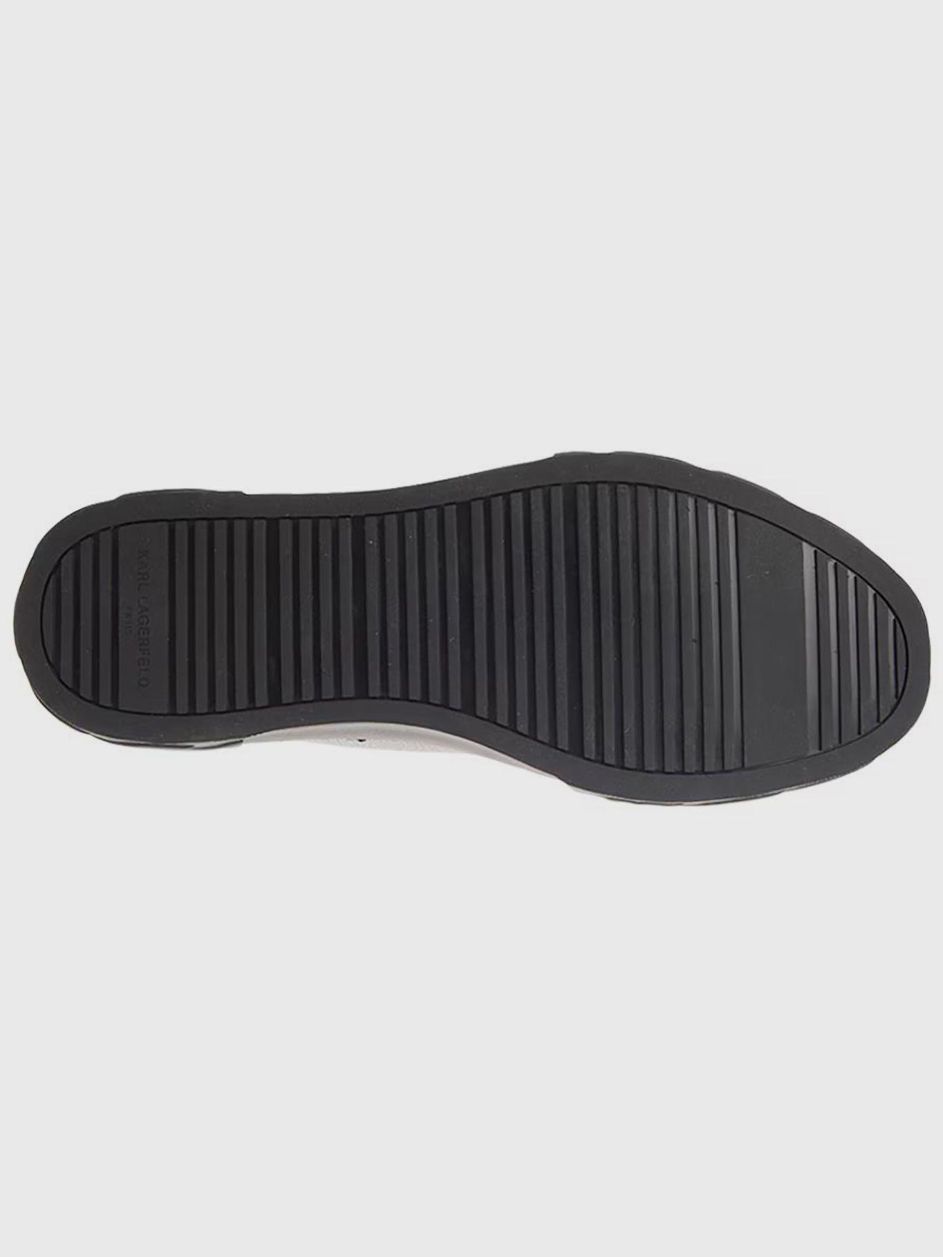 Zapatillas perfil bajo en cuero logo bordado Negro-5