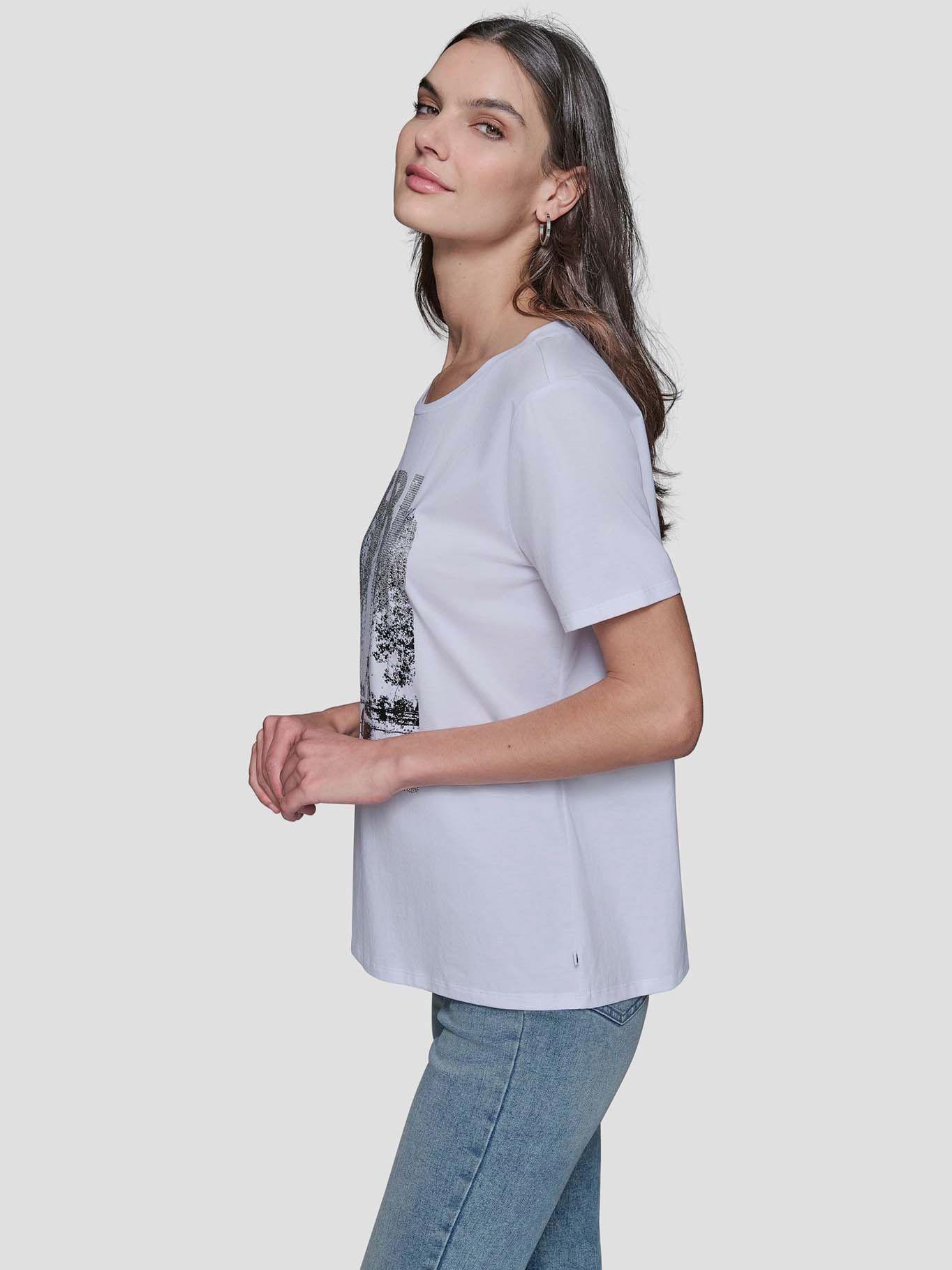Polera de manga corta Karl Eiffel Gris Karl Lagerfeld-5