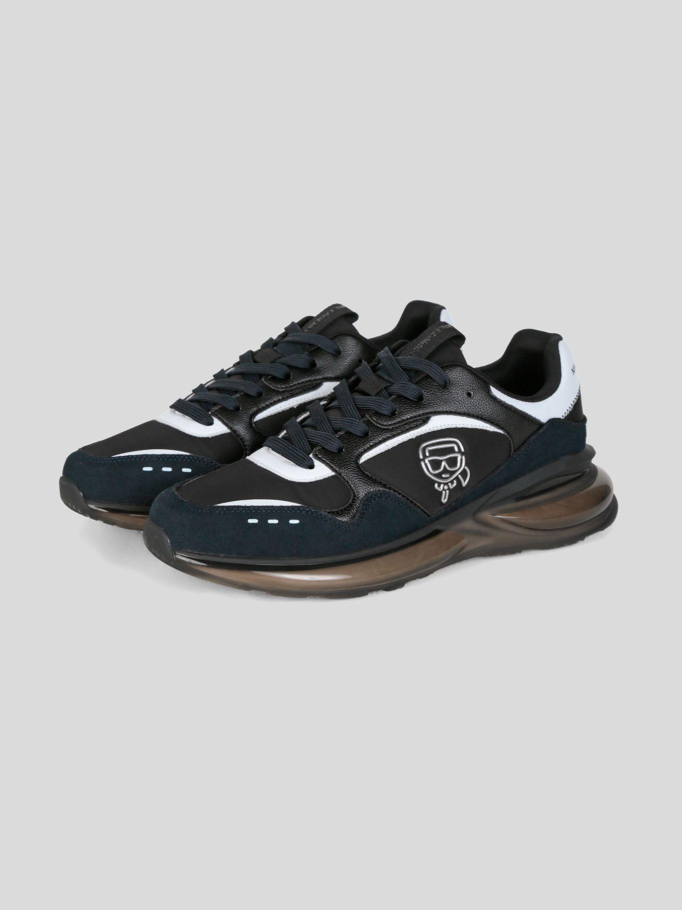 Zapatillas deportiva con logo en perfil lateral Azul-0