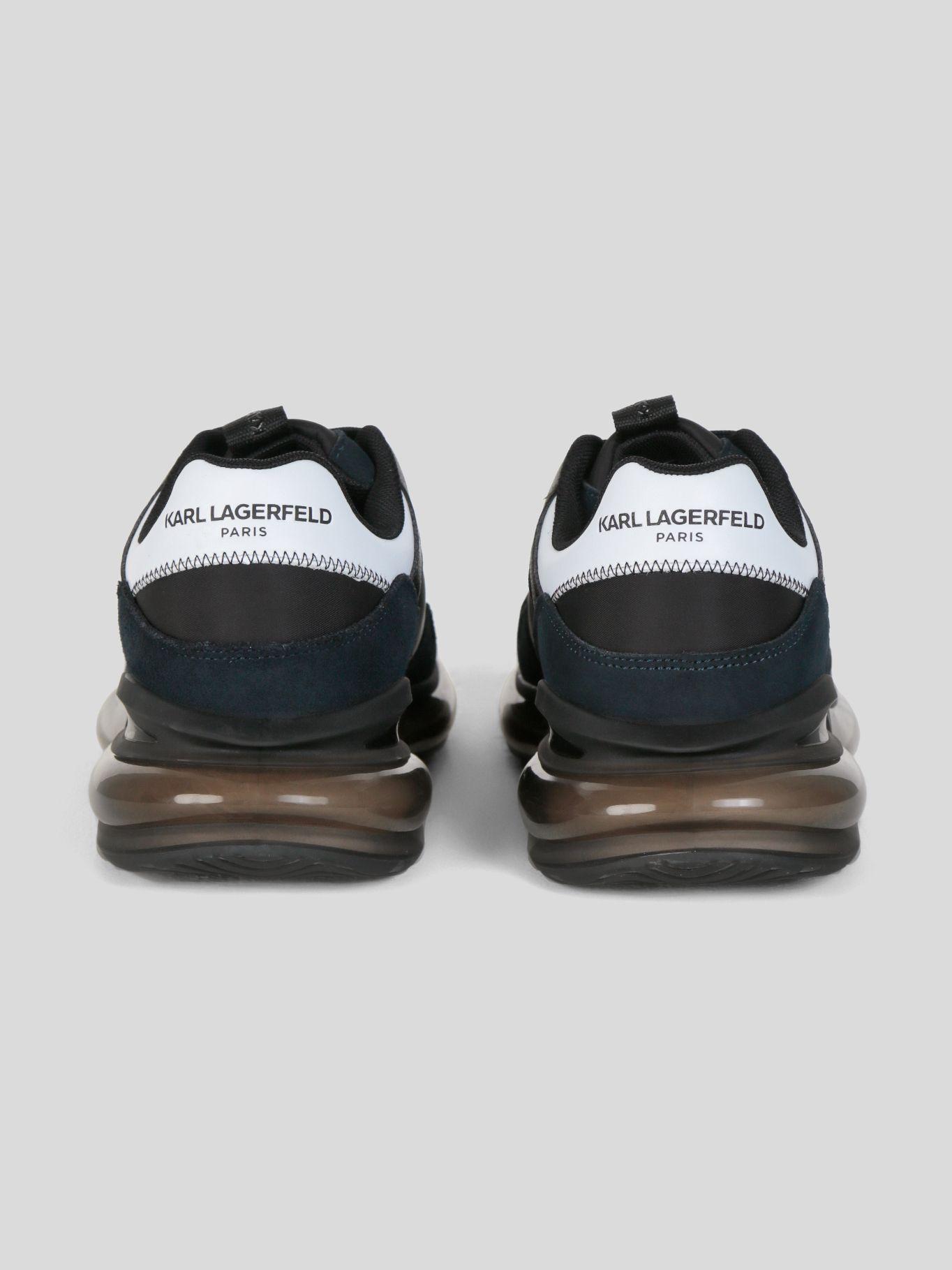 Zapatillas deportiva con logo en perfil lateral Azul-2