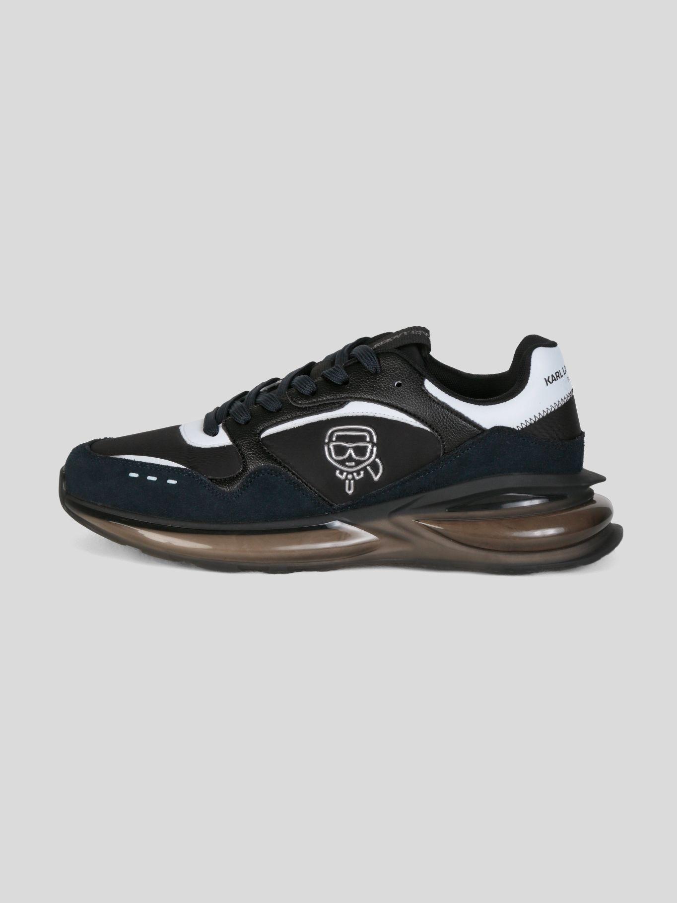 Zapatillas deportiva con logo en perfil lateral Azul-6
