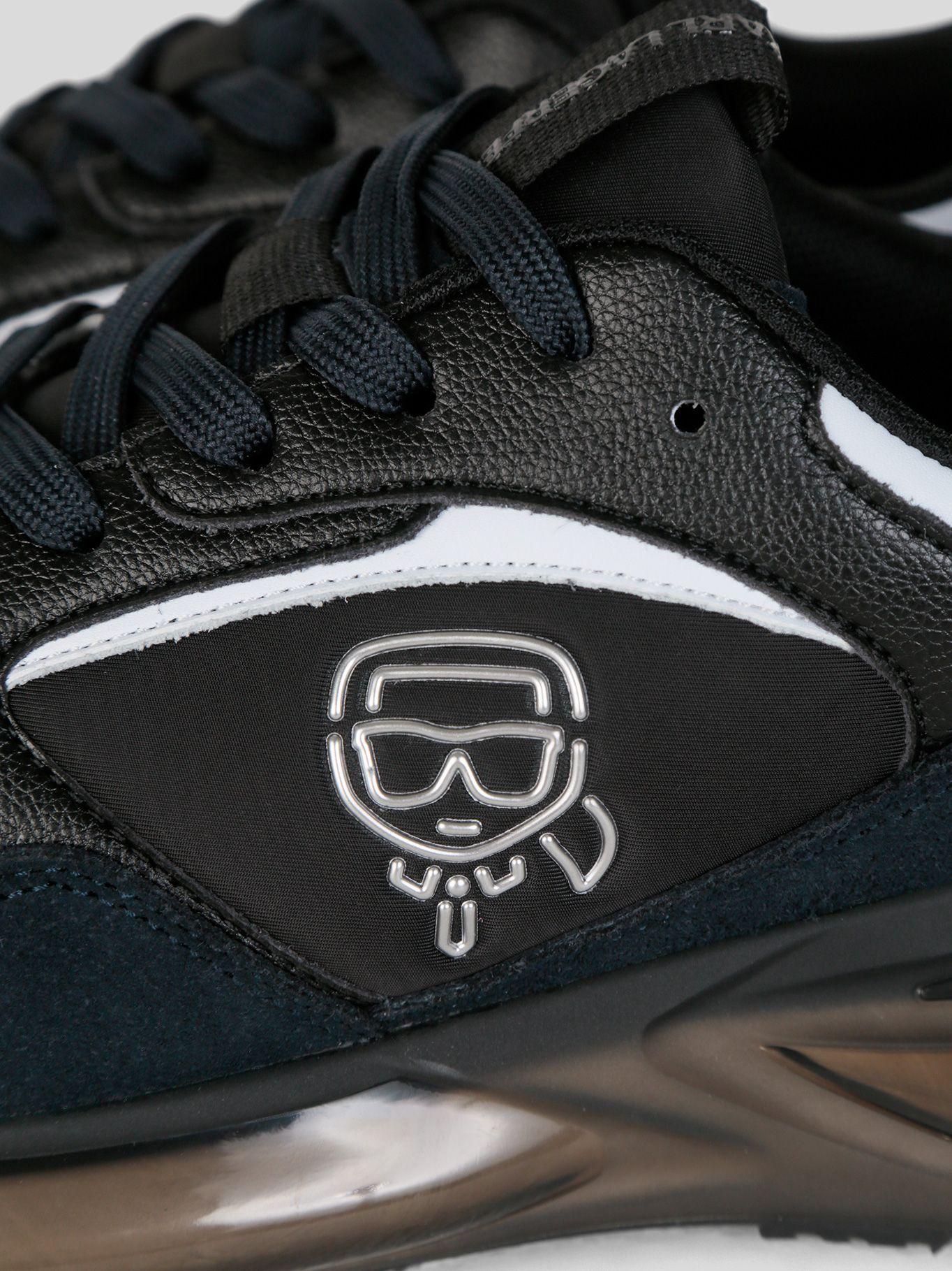 Zapatillas deportiva con logo en perfil lateral Azul-7