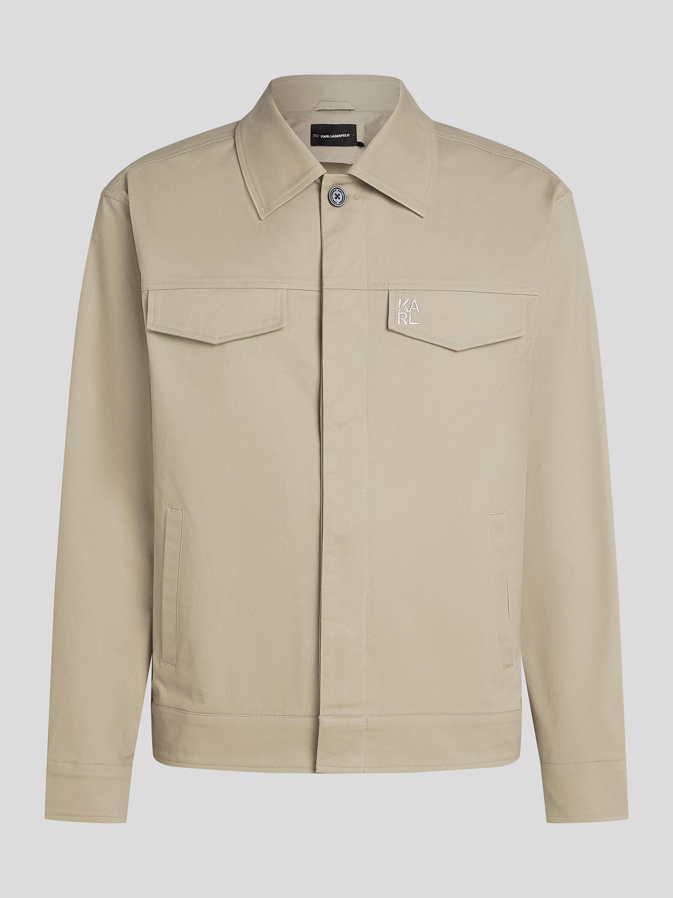 Chaqueta de sarga Beige Karl Lagerfeld-0
