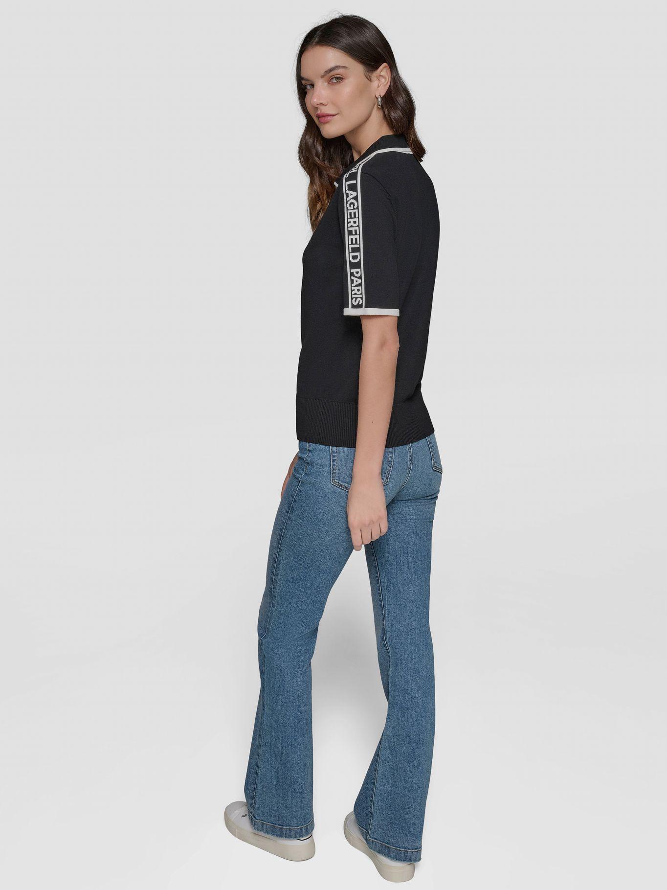 Sweater tipo polo con logotipo-2