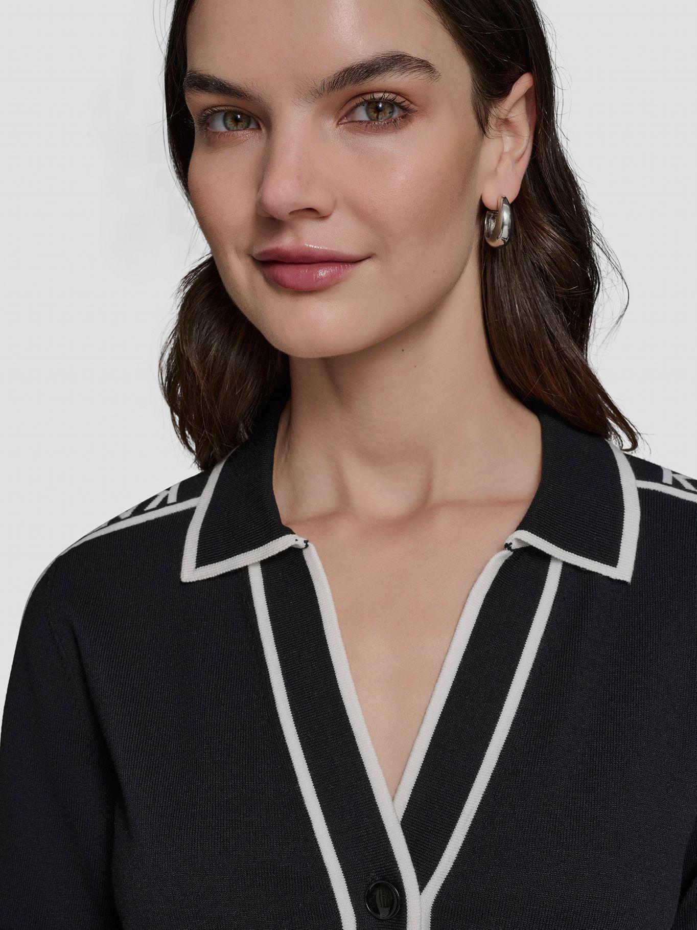 Sweater tipo polo con logotipo-6
