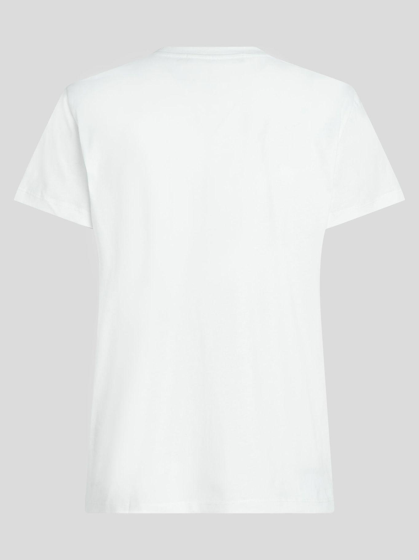 Polera essential de firma-bordada Blanco Karl Lagerfeld-1