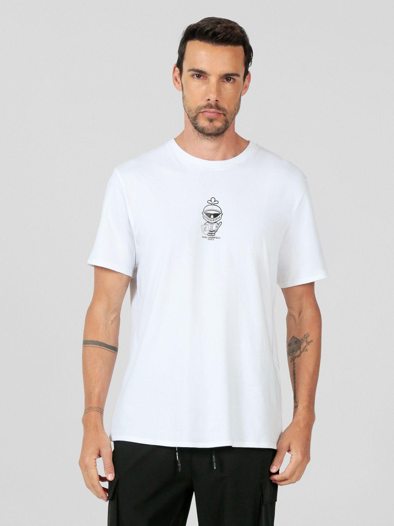 Polera con logo Karl Amour Blanco Karl Lagerfeld-0
