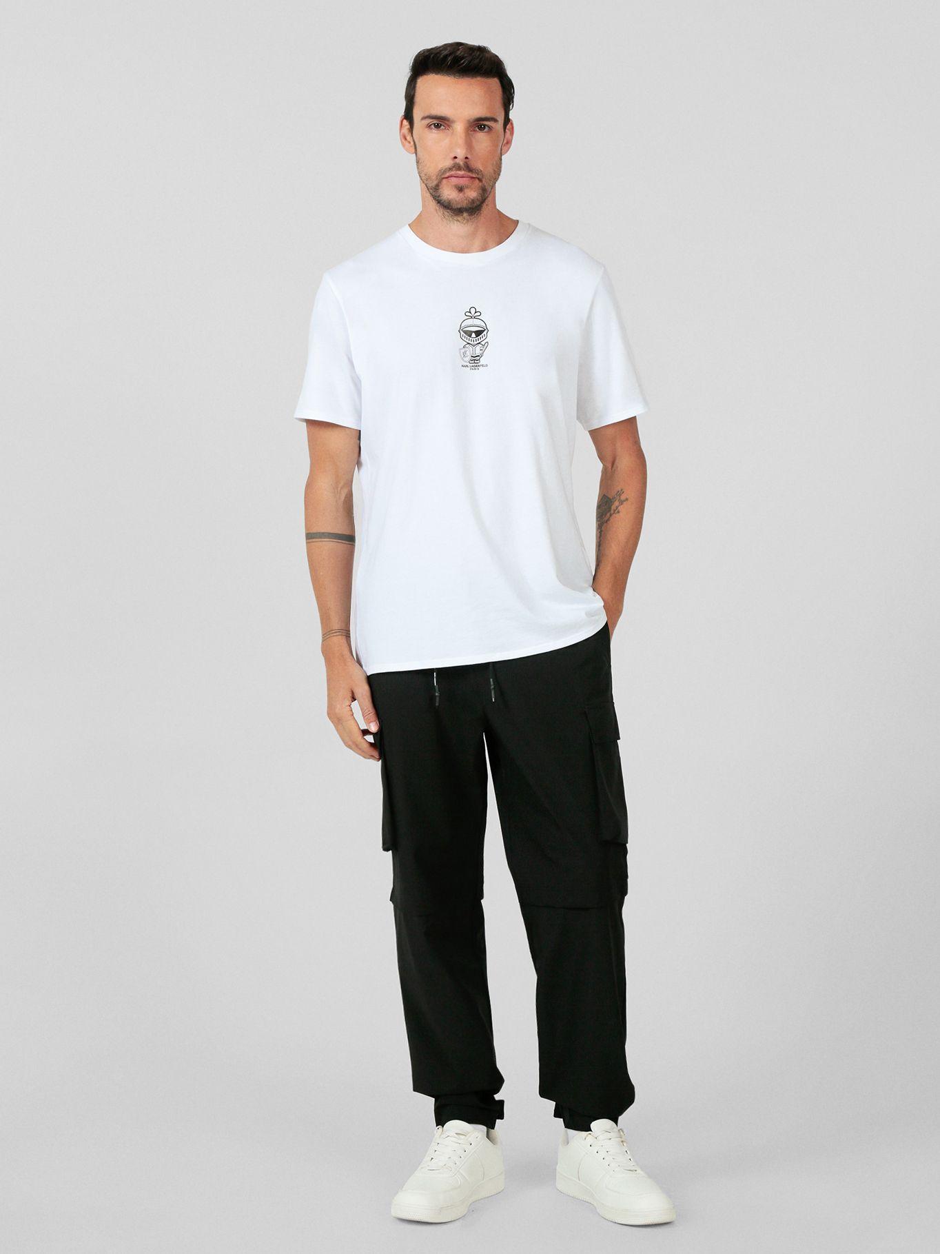 Polera con logo Karl Amour Blanco Karl Lagerfeld-1