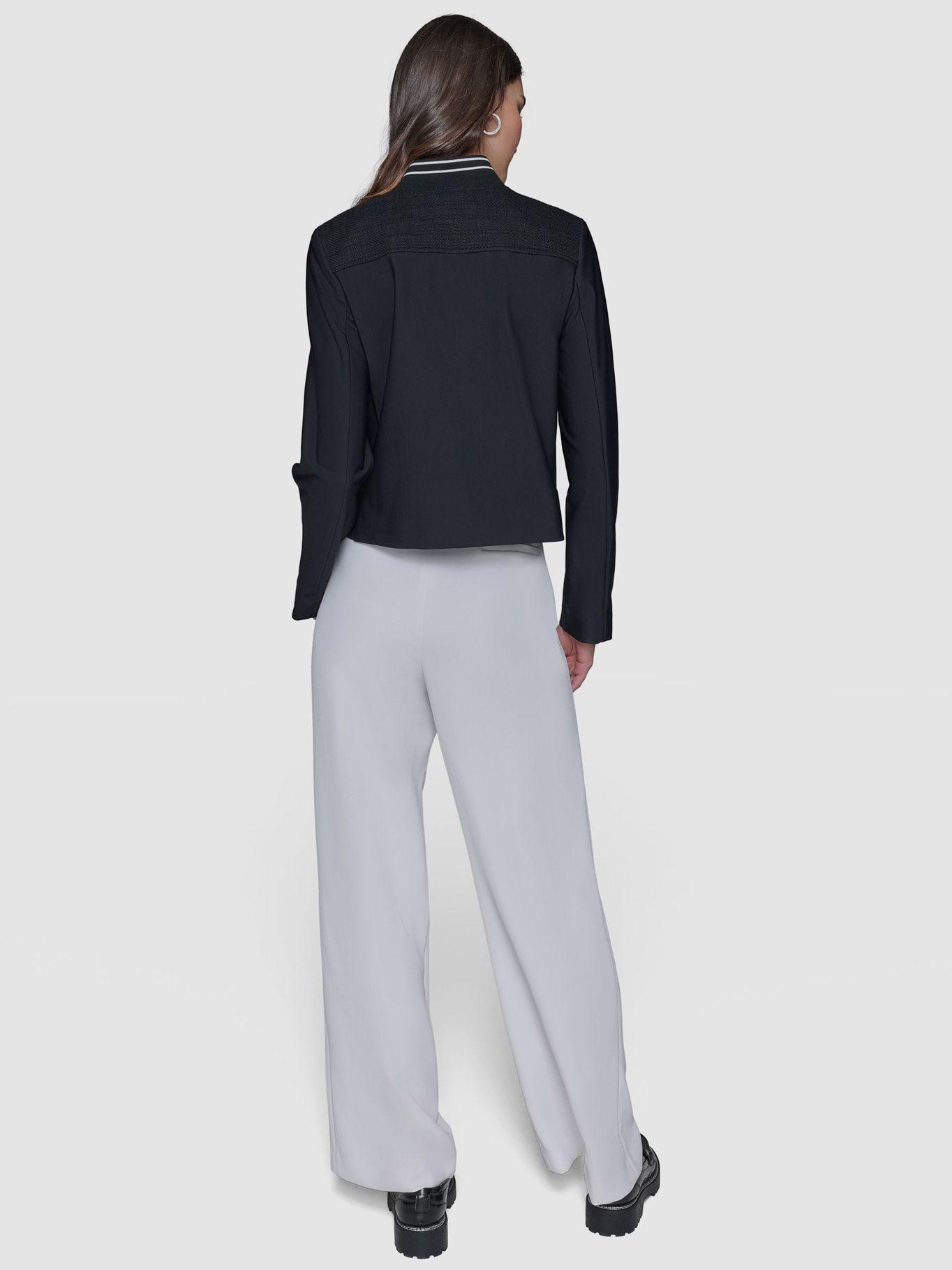 Chaqueta tweed múltiples bolsillos Negro Karl Lagerfeld-2