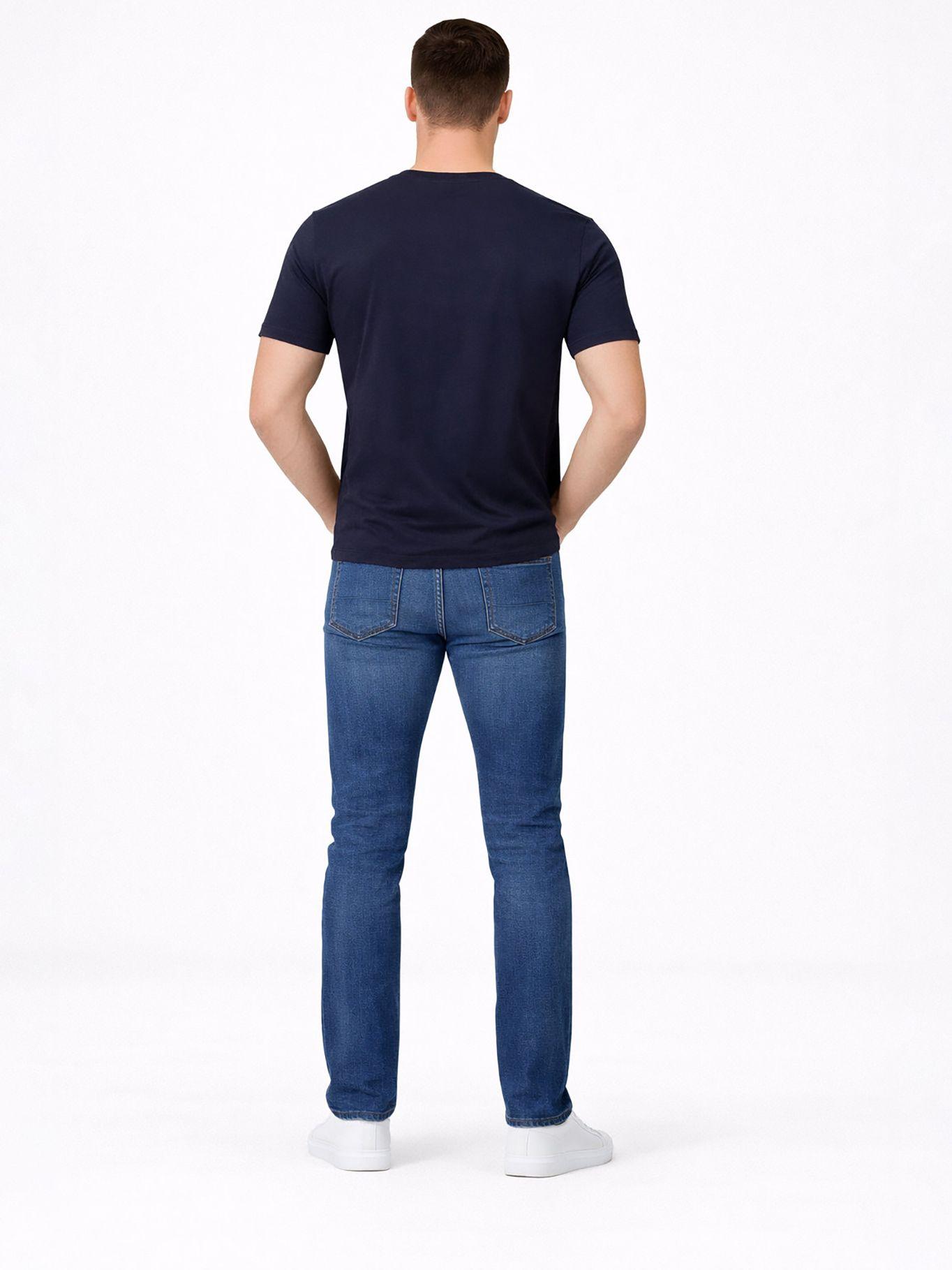 Polera estampado gráfico logo en efecto ola Negro-1