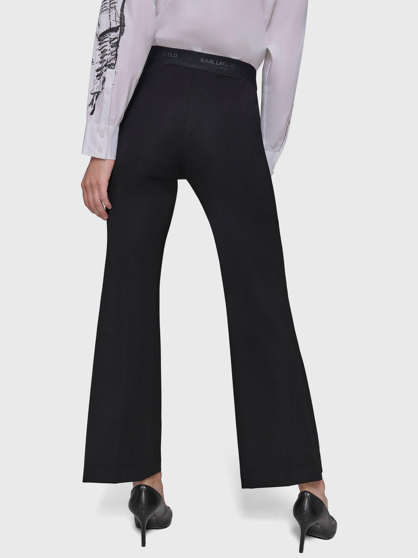 Pantalón bootleg Negro Karl Lagerfeld-4