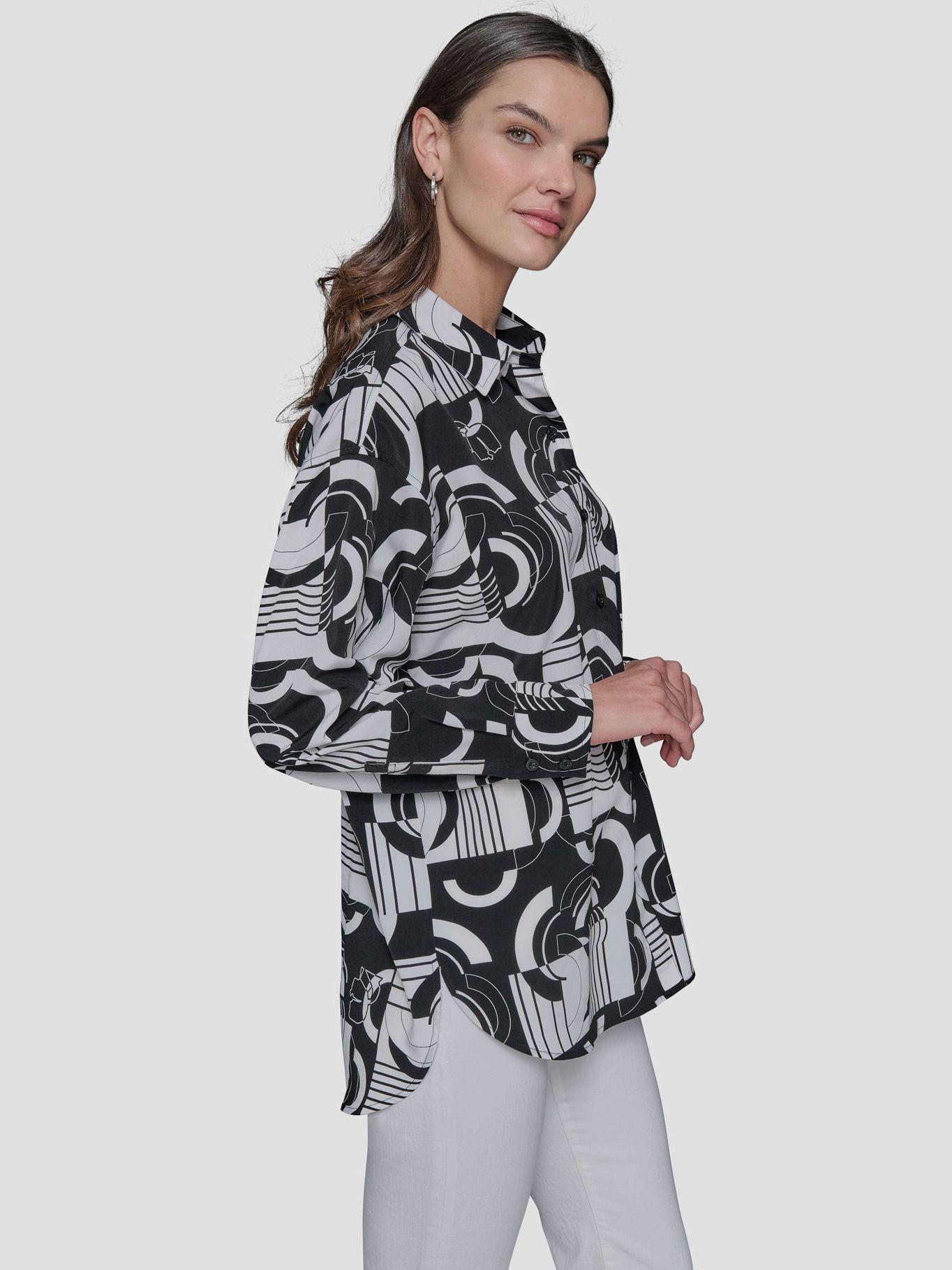 Blusa utility con estampado Multicolor Karl Lagerfeld-4