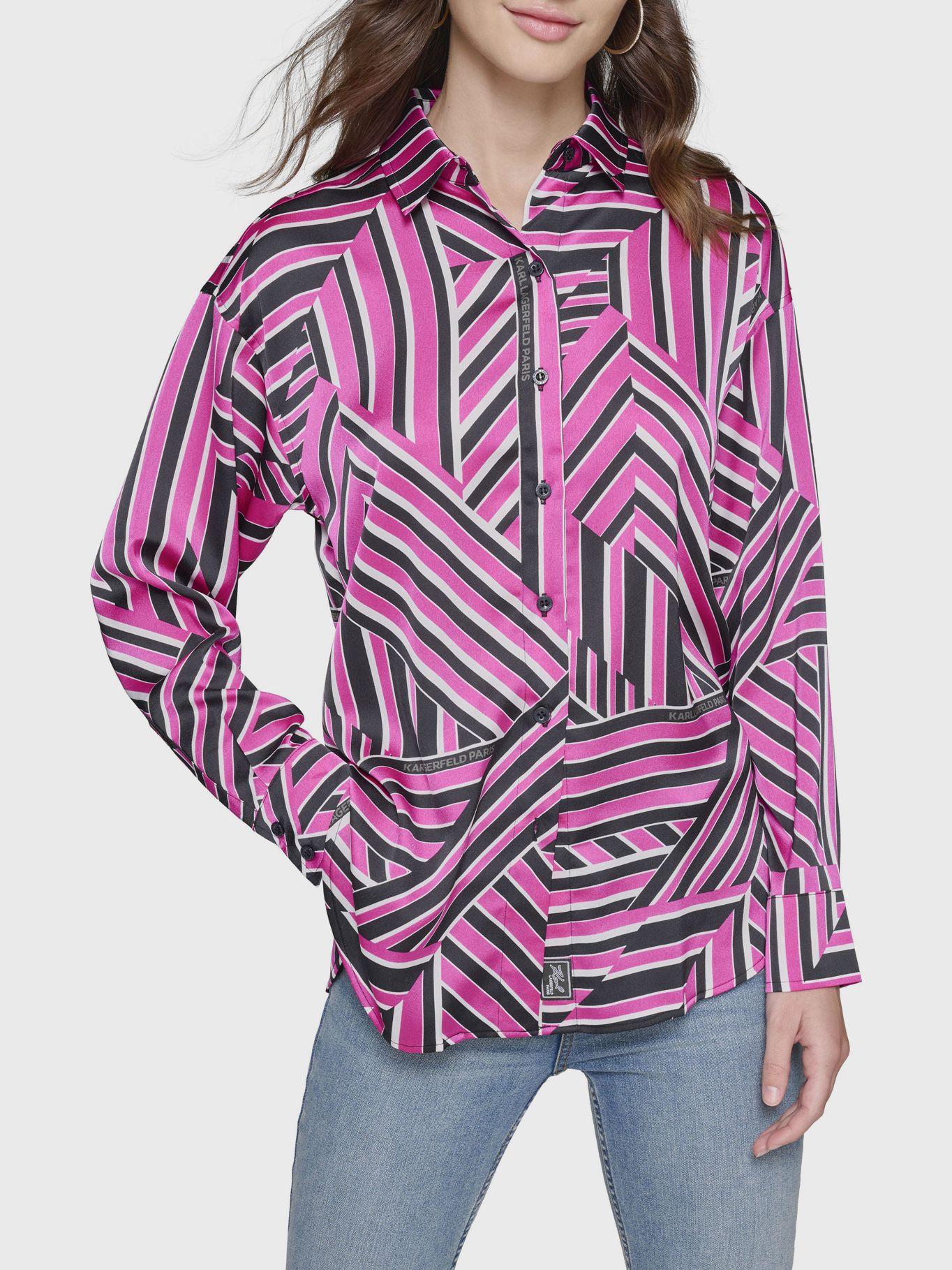 Blusa con print geométrico-0