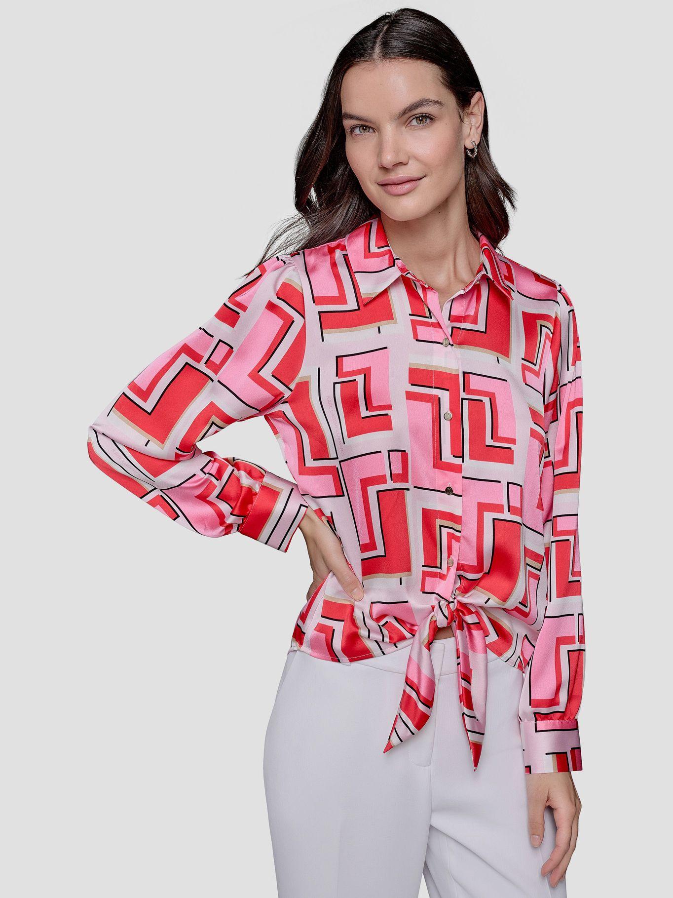 Camisa estampada con lazo Multicolor Karl Lagerfeld-0