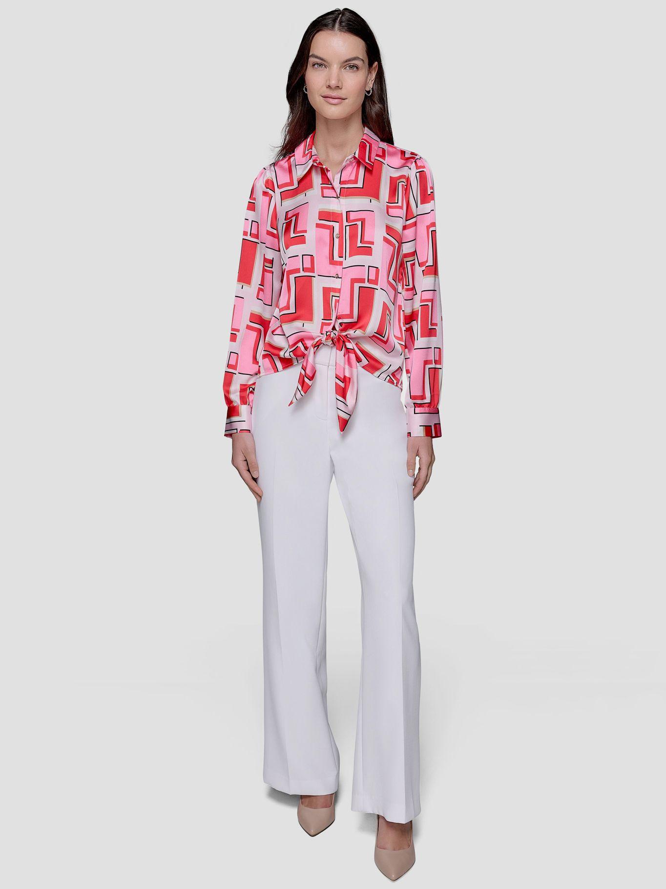 Camisa estampada con lazo Multicolor Karl Lagerfeld-1