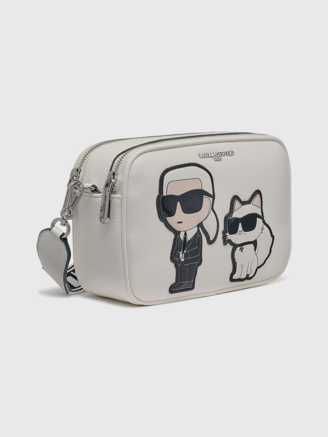 Cartera cruzada Maybell WC2 Blanco Karl Lagerfeld-4