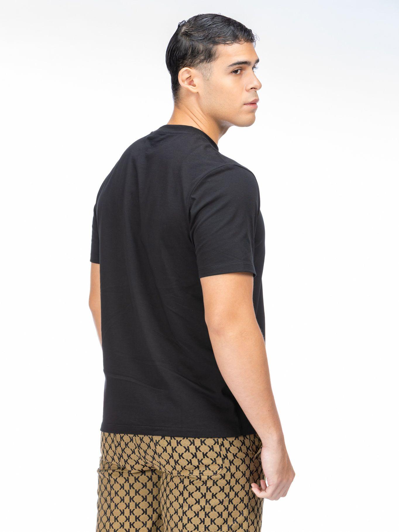 Polera con parche Ikon Negro Karl Lagerfeld-2