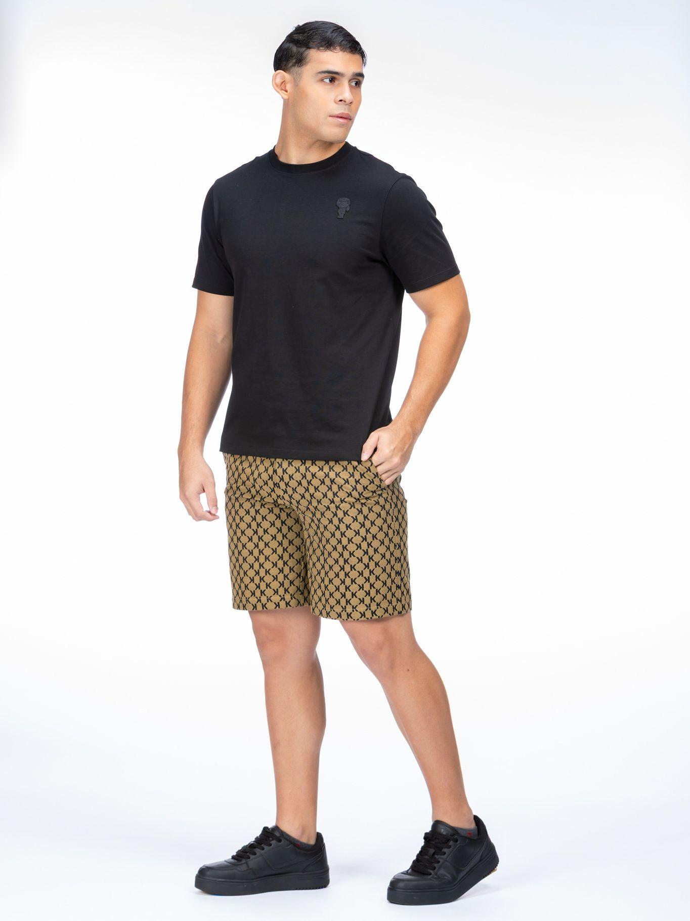 Polera con parche Ikon Negro Karl Lagerfeld-3
